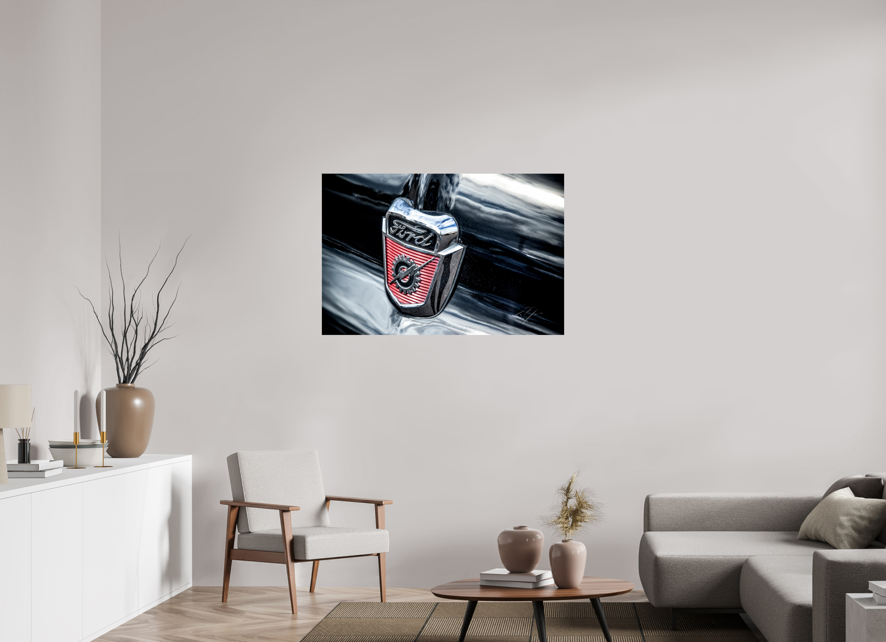 45 x 30″, PHOTO PRINT - FUJIFLEX HIGH GLOSS 1953 FORD F-100