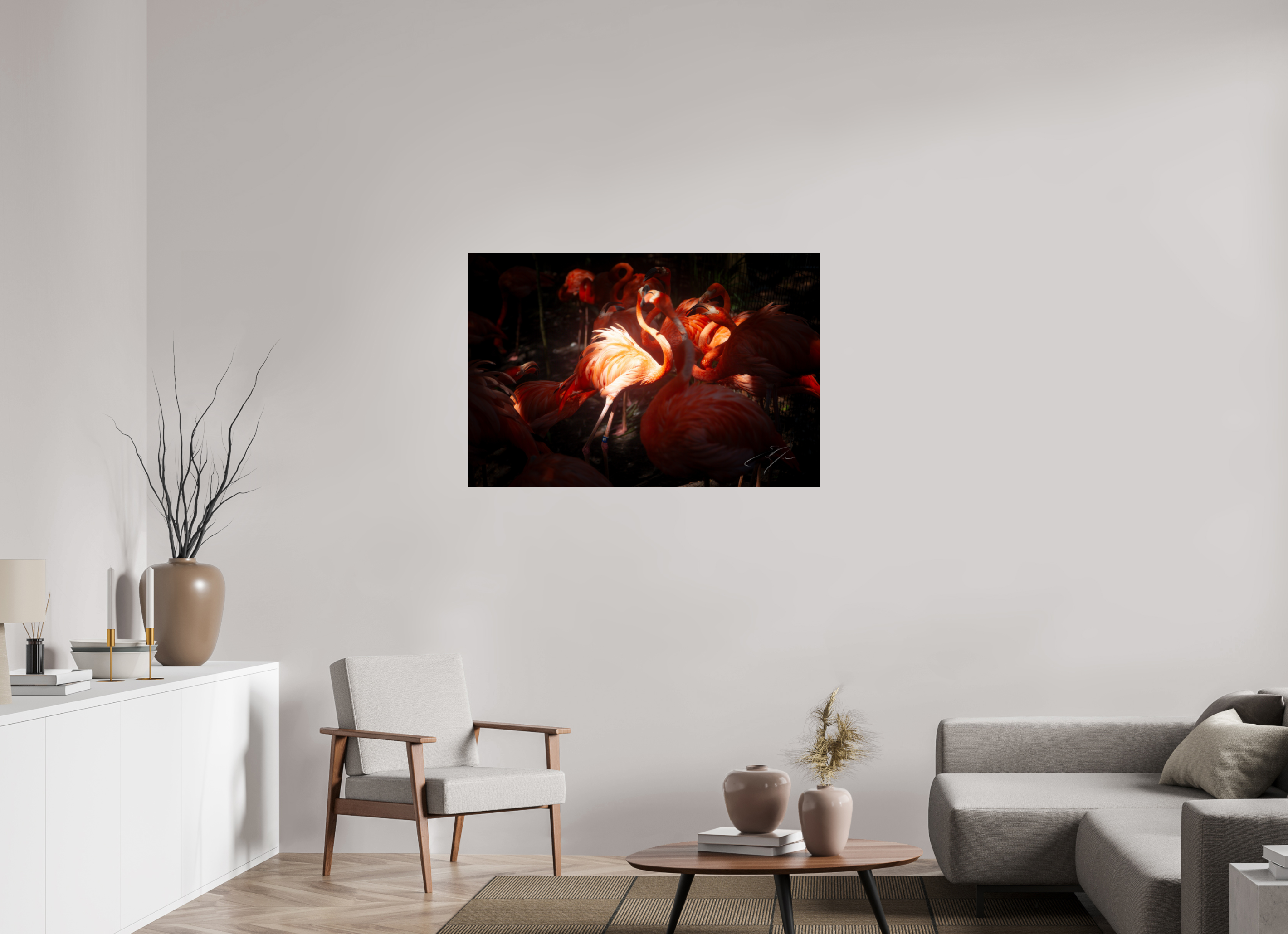 45 x 30″, PHOTO PRINT - FUJIFLEX HIGH GLOSS CENTER OF ATTENTION