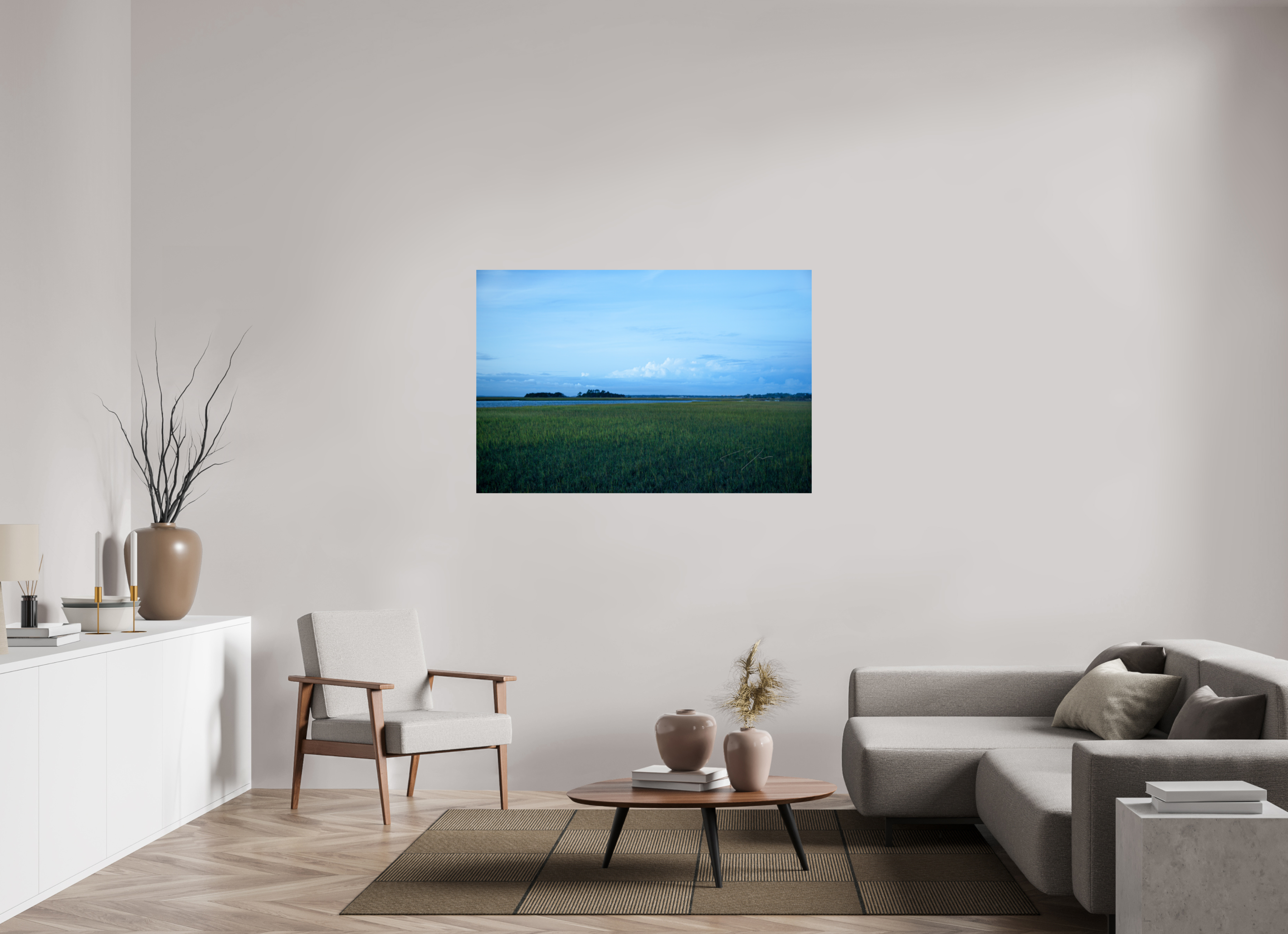 54 x 36″, PHOTO PRINT - FUJIFLEX HIGH GLOSS GREEN PASTURE