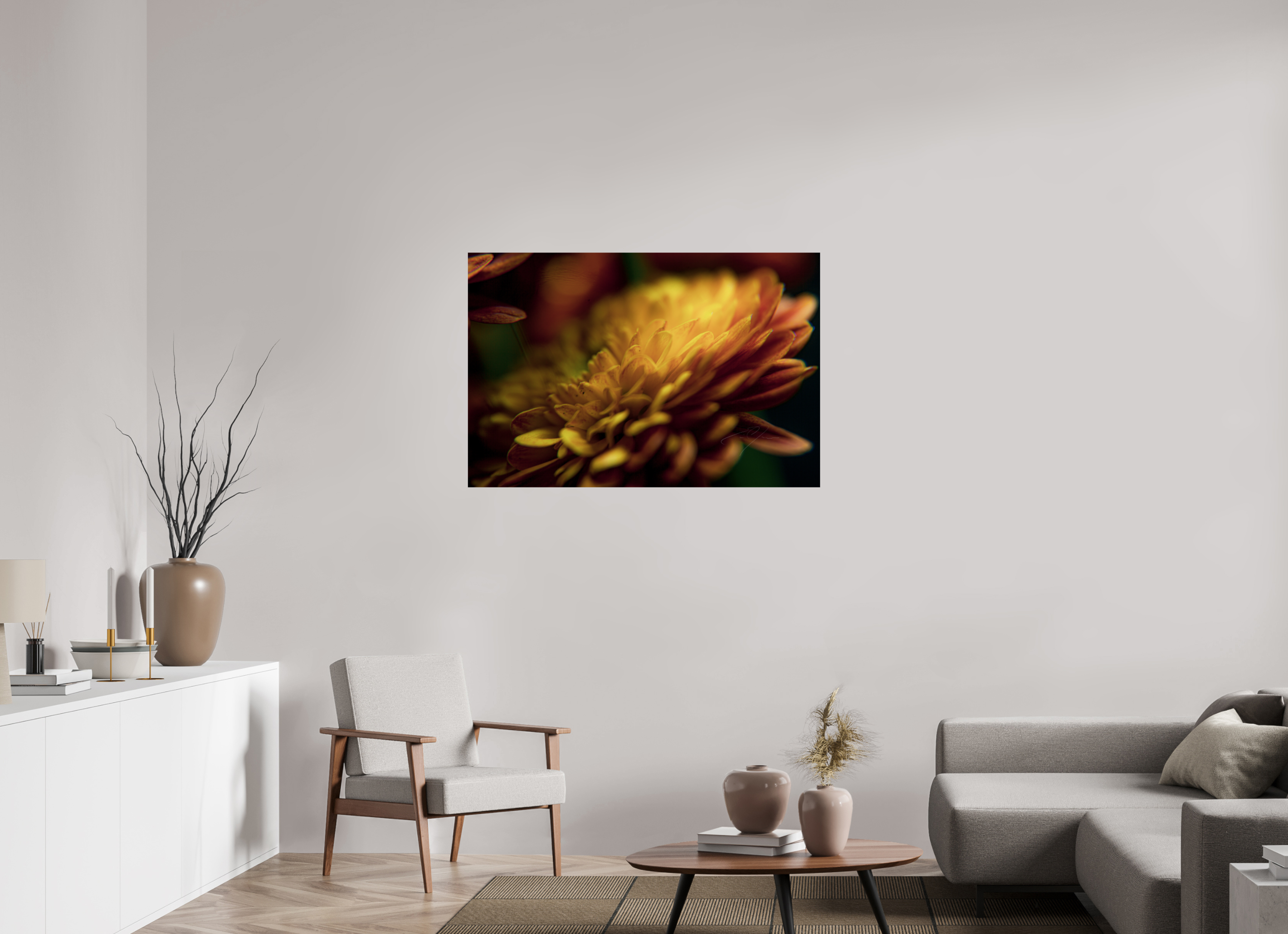 45 x 30″, PHOTO PRINT - FUJIFLEX HIGH GLOSS PETALS' GLOW