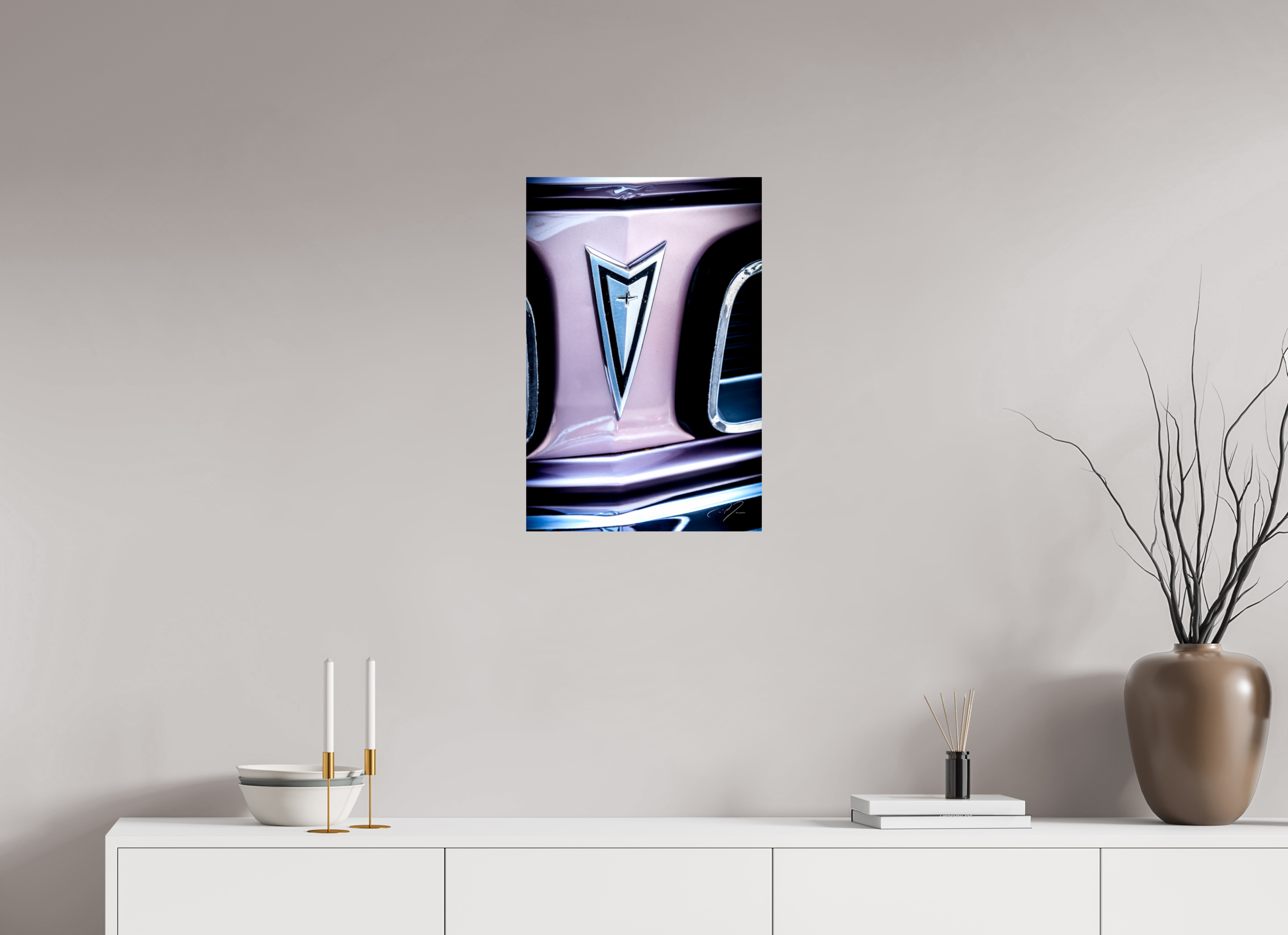 16 x 24″, PHOTO PRINT - FUJIFLEX HIGH GLOSS 1965 PONTIAC GTO