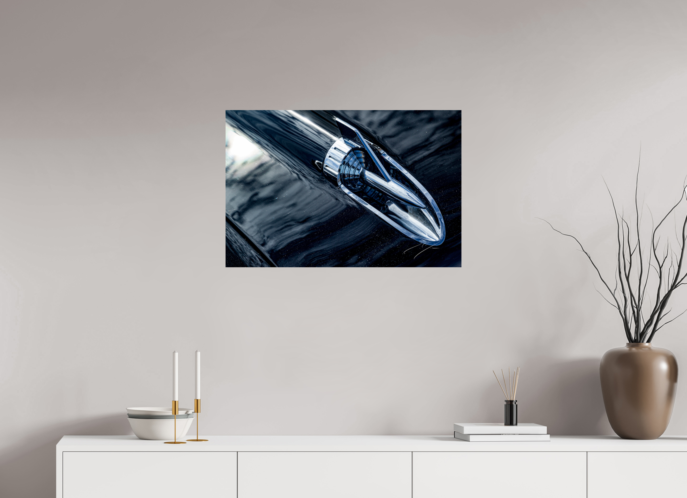 30 x 20″, PHOTO PRINT - FUJIFLEX HIGH GLOSS 1957 CHEVY BEL AIR, No.6