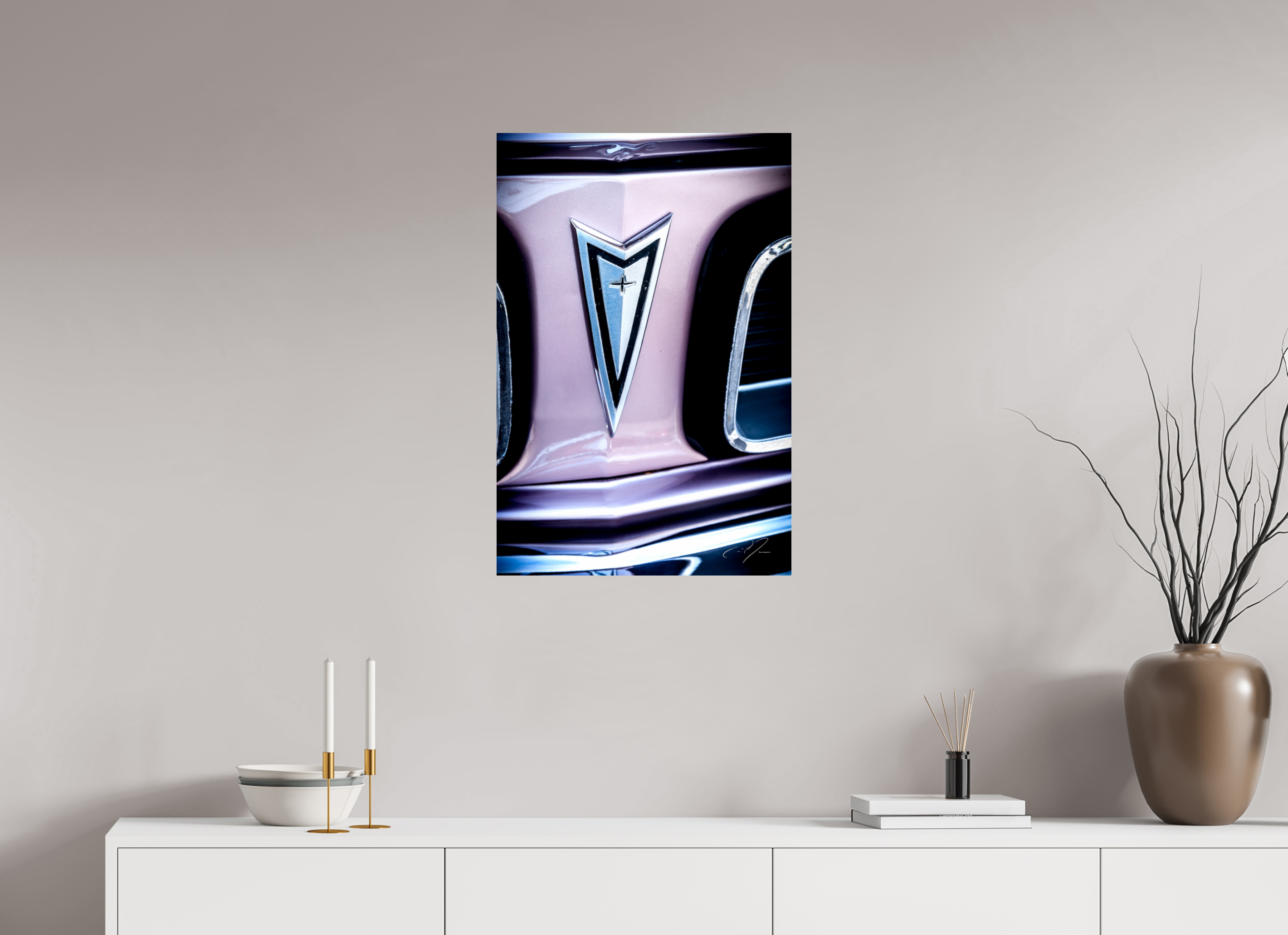 20 x 30″, PHOTO PRINT - FUJIFLEX HIGH GLOSS 1965 PONTIAC GTO