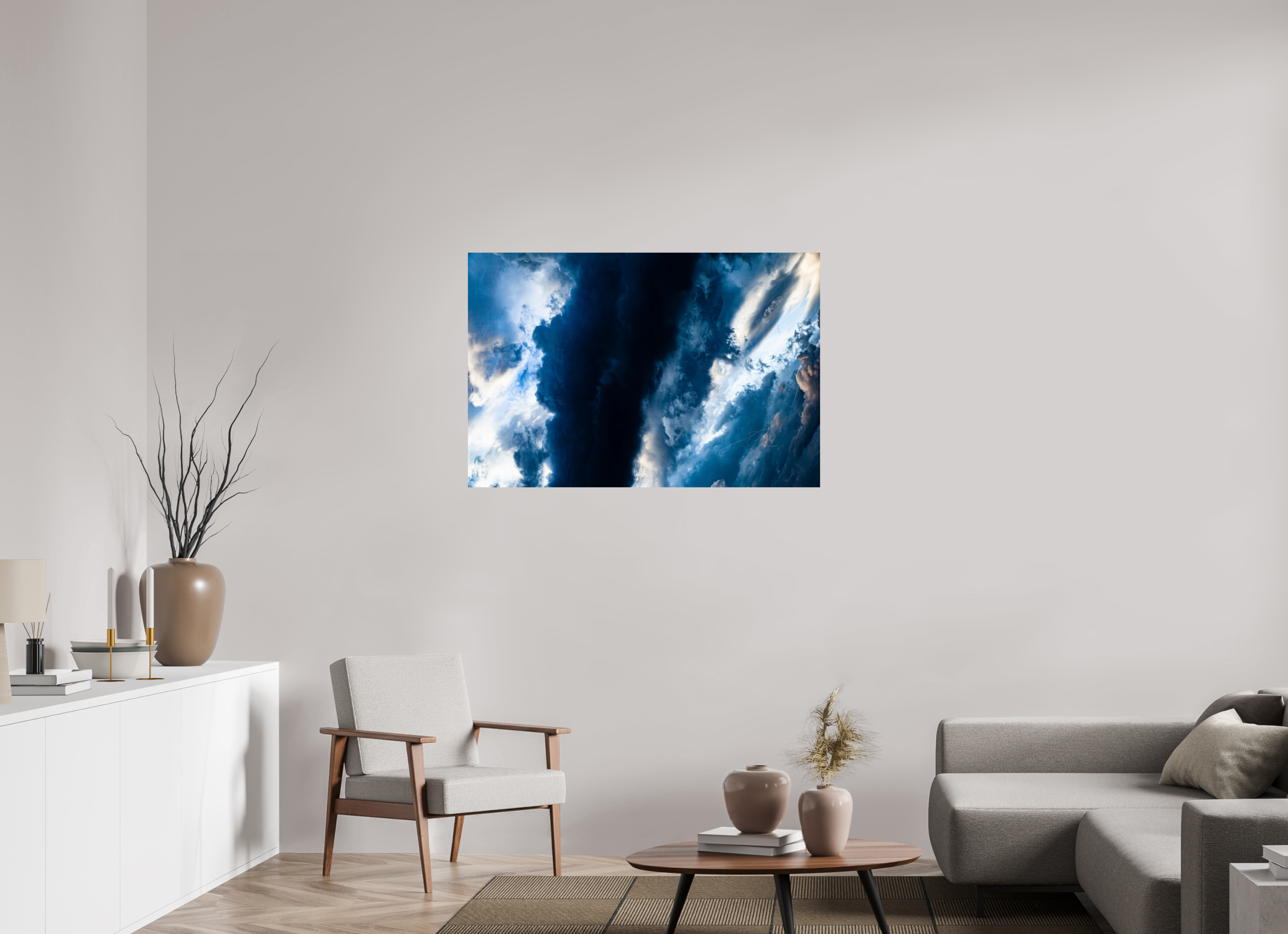 45 x 30″, PHOTO PRINT - FUJIFLEX HIGH GLOSS PERILOUS SKY
