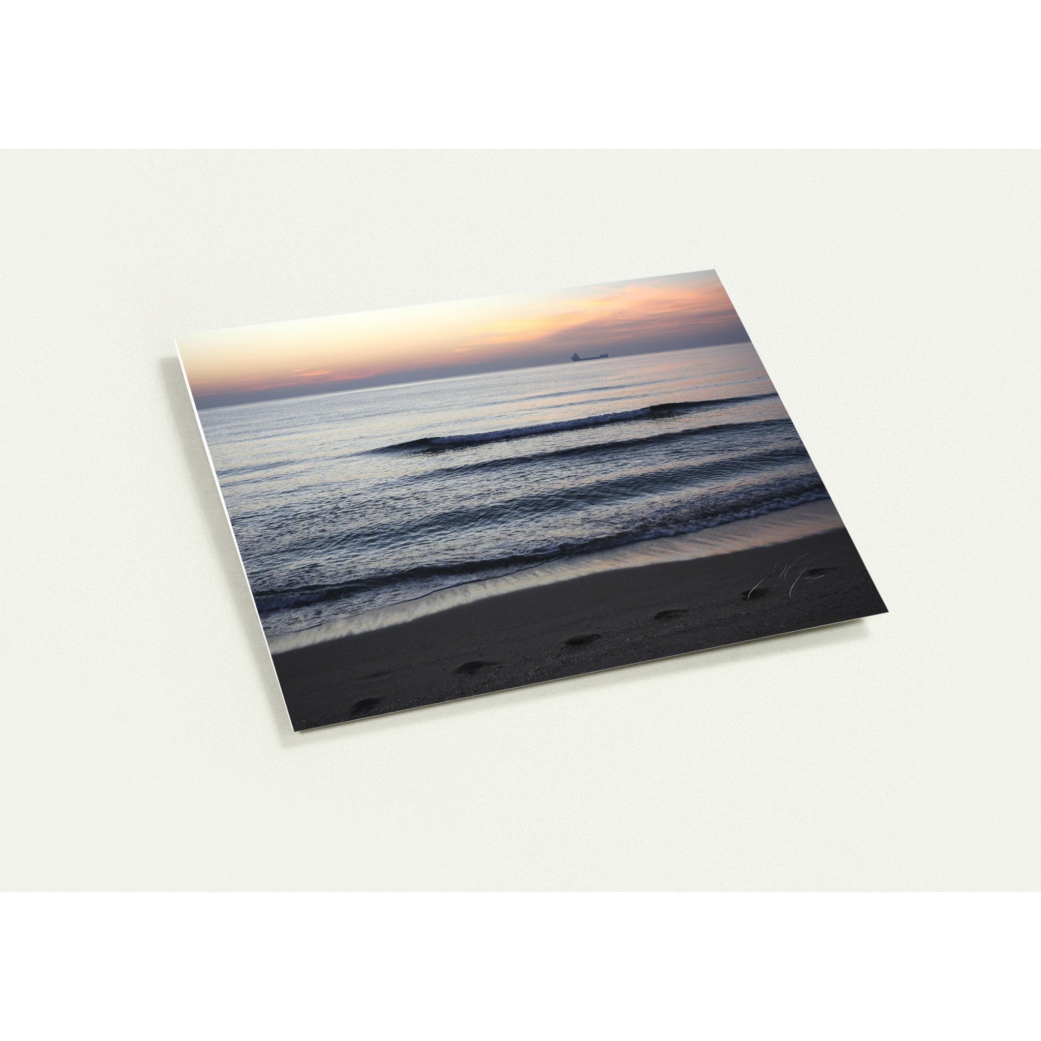 WALKING ON SHORE | Greeting Cards