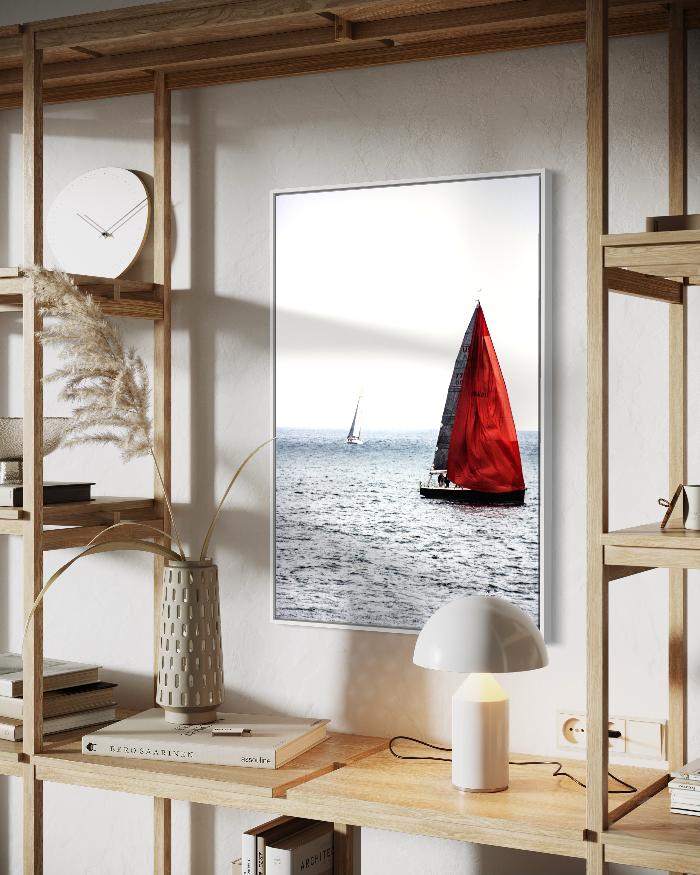 Wall Art: DREAM OF RED w/ Interior
