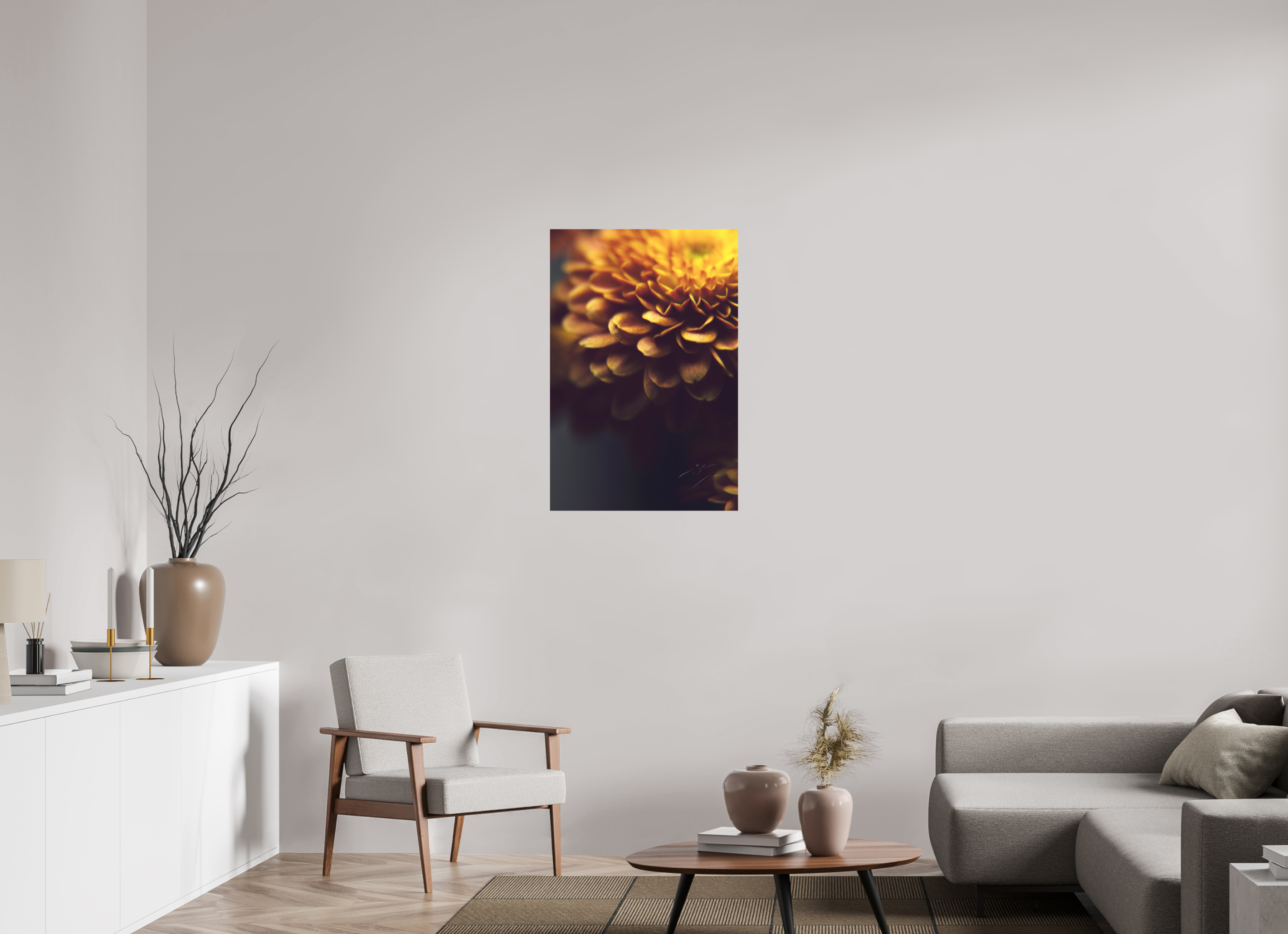 24 x 36″, PHOTO PRINT - FUJIFLEX HIGH GLOSS RUSTIC PETALS