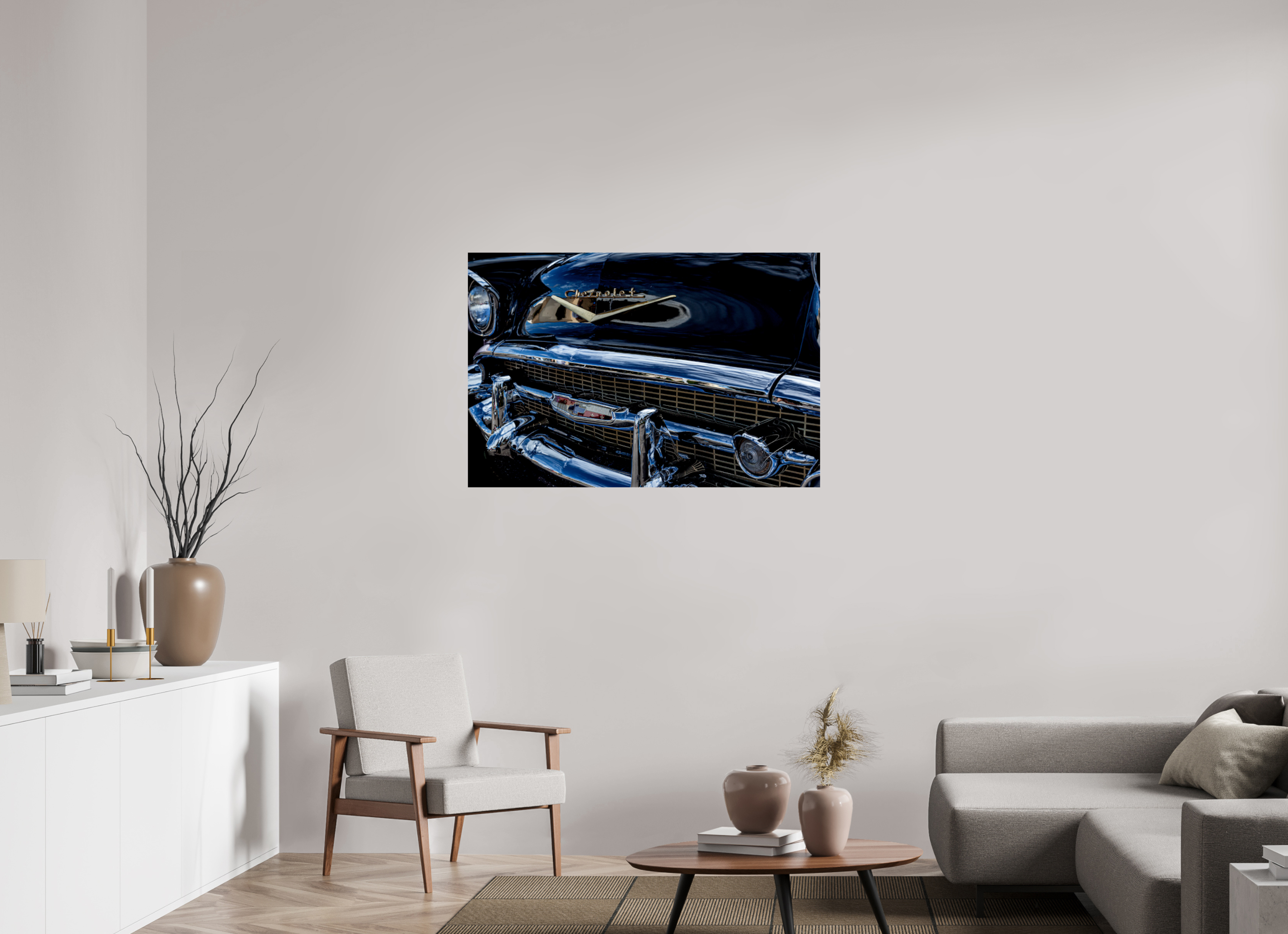 45 x 30″, PRINT ONLY [FUJI CRYSTAL DP II] 1957 CHEVY BEL AIR, No.3