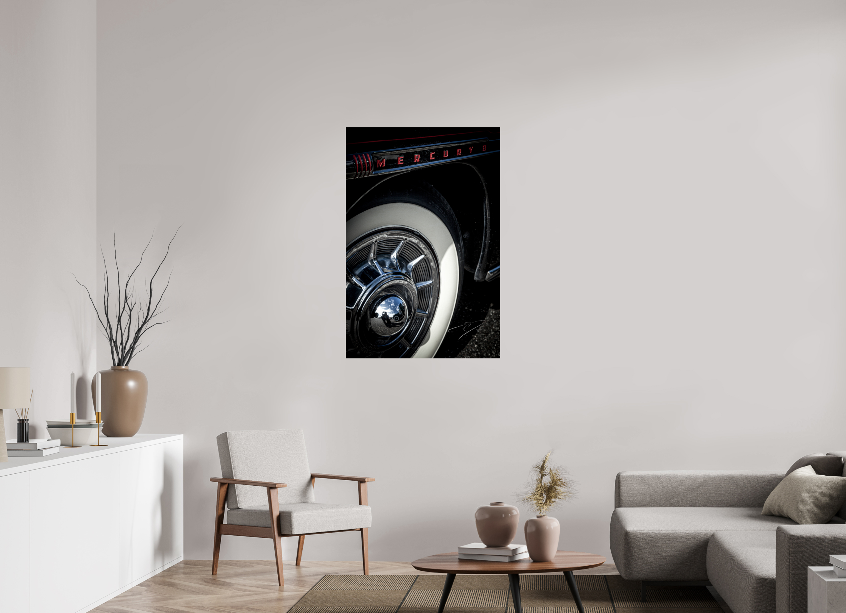 30 x 45″, PRINT ONLY [FUJI CRYSTAL DP II] 1950 MERCURY SPORT SEDAN, No.4