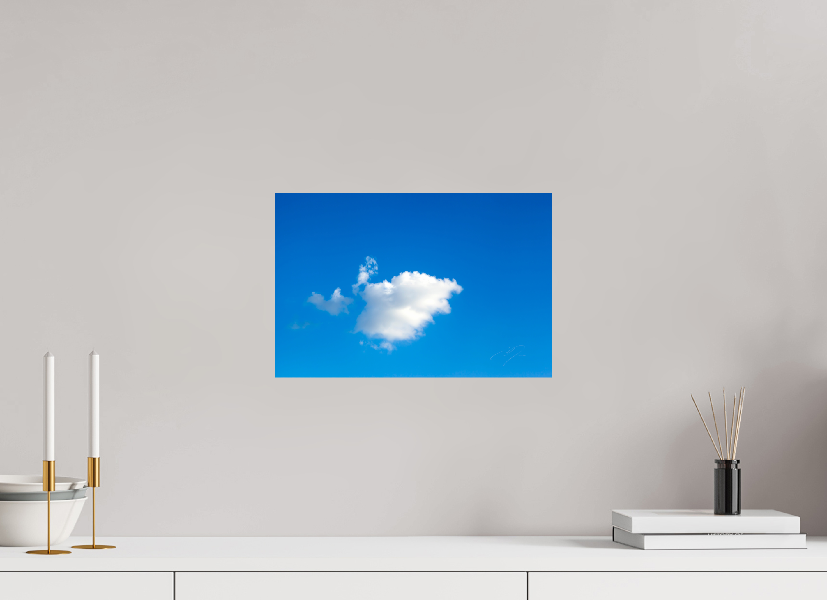 15 x 10″, PRINT ONLY [FUJI CRYSTAL DP II] A SINGLE CLOUD
