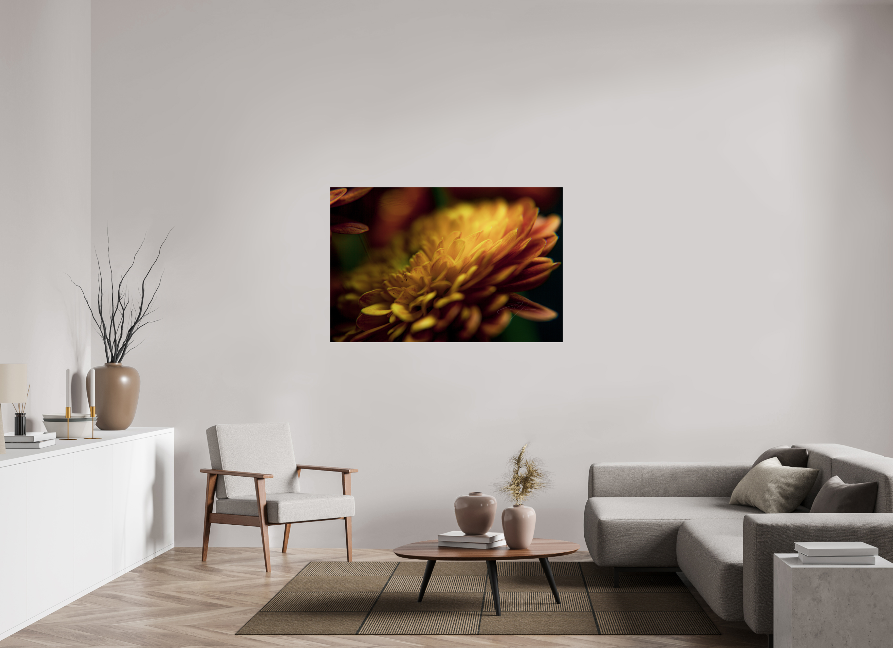 54 x 36″, PRINT ONLY [FUJI CRYSTAL DP II] PETALS' GLOW
