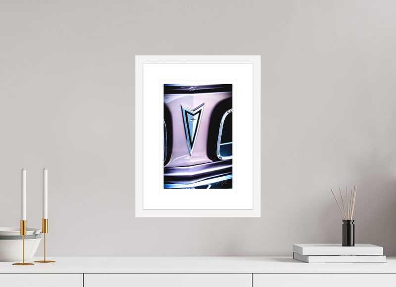 8 x 12″, FRAME - SOLID WOOD [FUJIFLEX] 1965 PONTIAC GTO