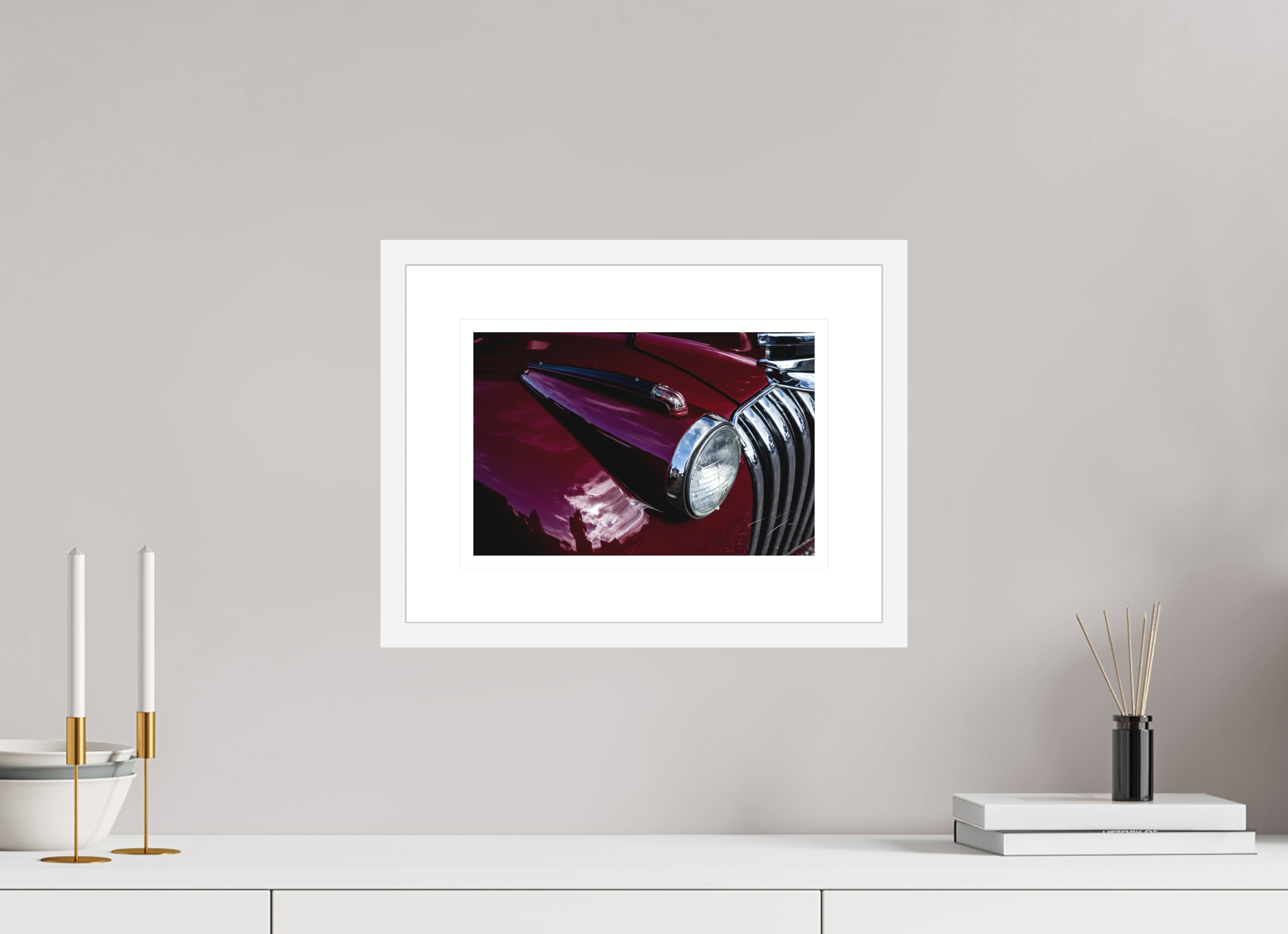 12 x 8″, FRAME - SOLID WOOD [FUJIFLEX] 1946 CHEVY PICKUP, No.2
