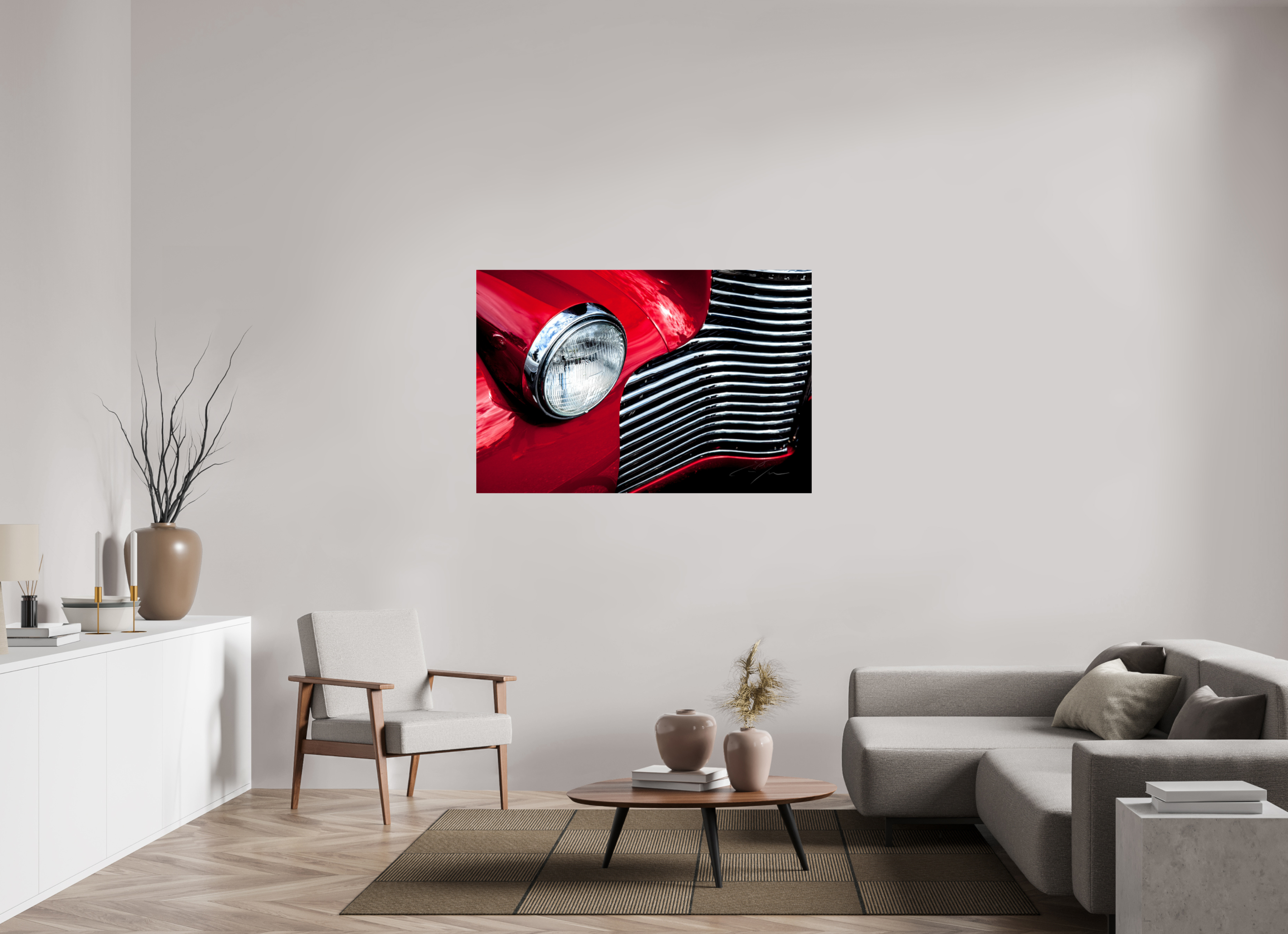 54 x 36″, PRINT ONLY [FUJI CRYSTAL DP II] 1940 CHEVY 2-DOOR