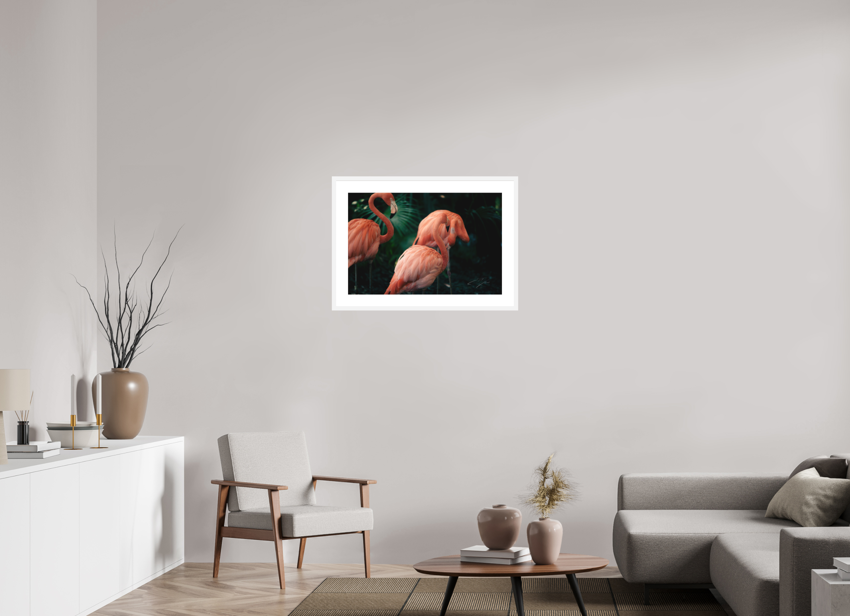 30 x 20″, FRAME - SOLID WOOD [FUJIFLEX] TURN AWAY