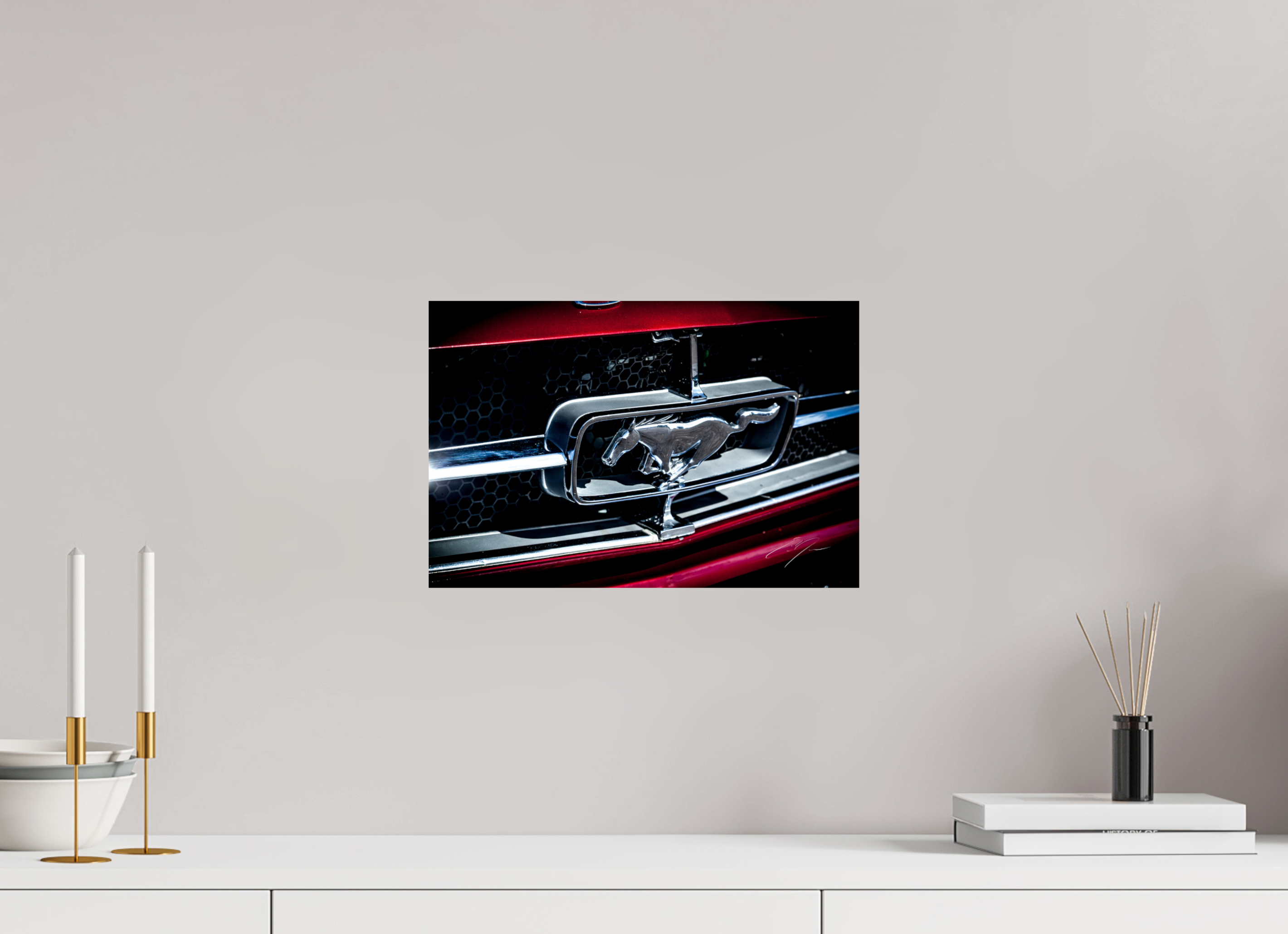 15 x 10″, PRINT ONLY [FUJI CRYSTAL DP II] 1964.5 FORD MUSTANG, No.2