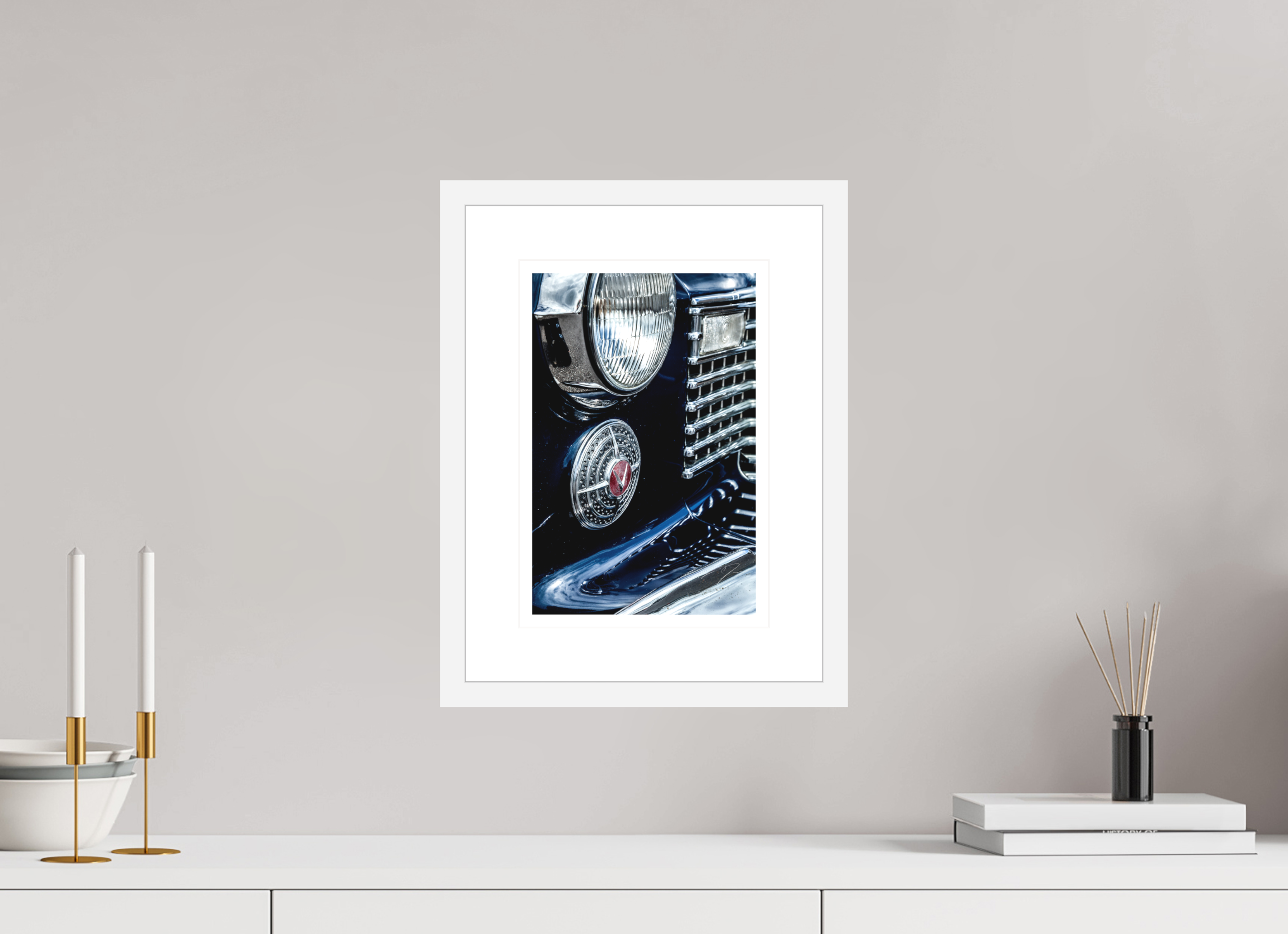 8 x 12″, FRAME - SOLID WOOD [FUJIFLEX] 1941 CADILLAC, No.7