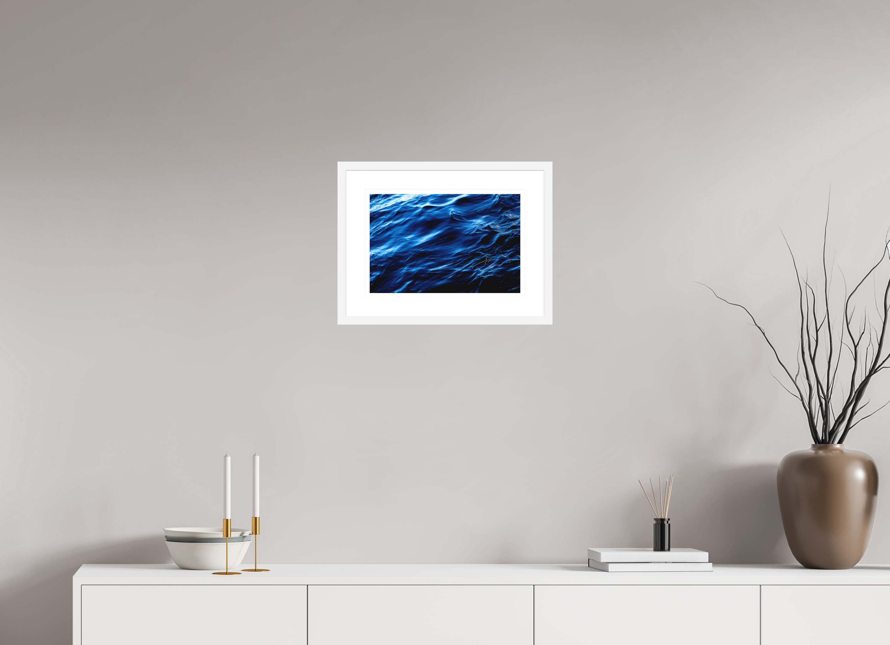 15 x 10″, FRAME - SOLID WOOD [FUJIFLEX] WATER, No.5