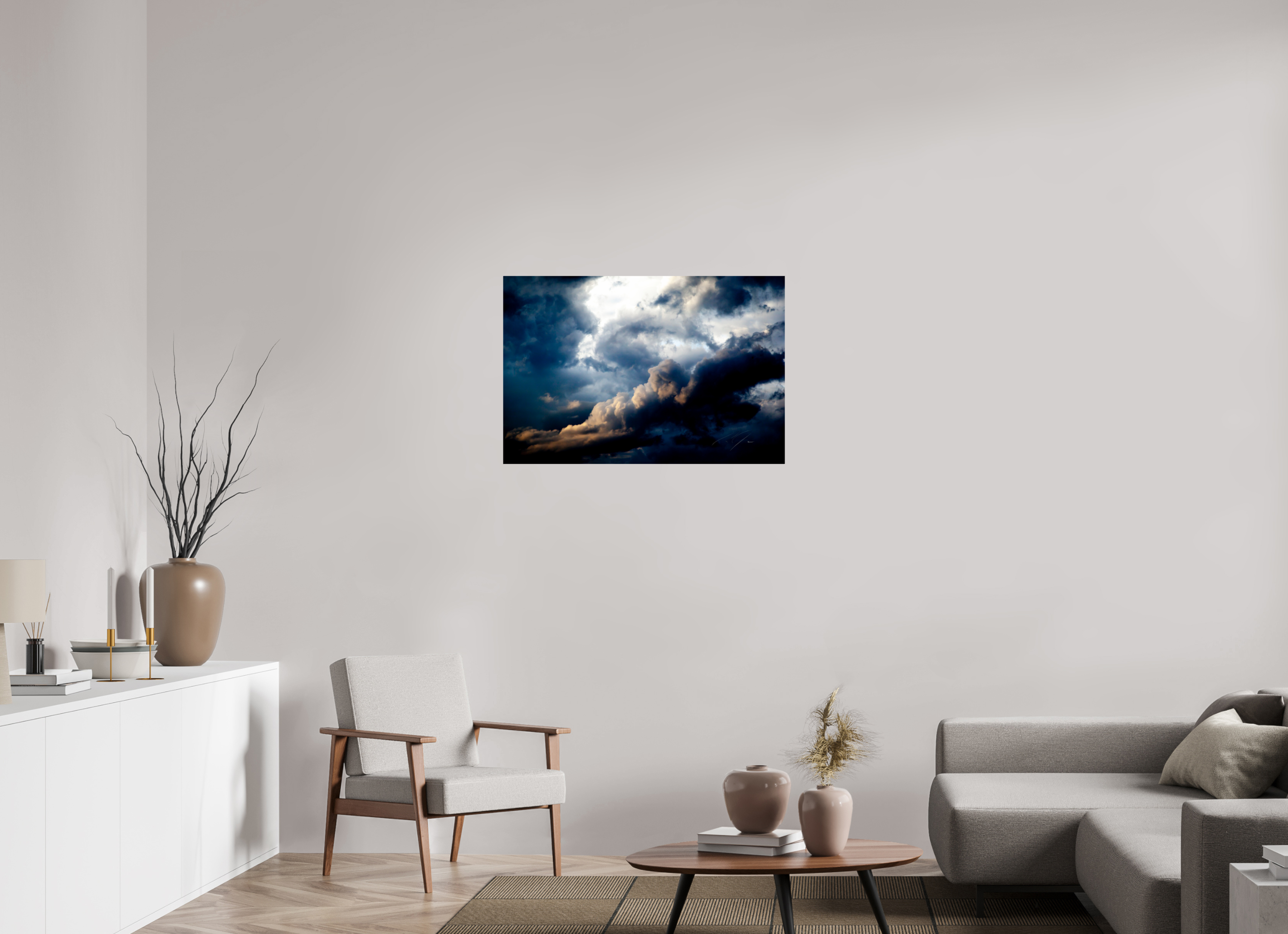 36 x 24″, PHOTO PRINT - FUJIFLEX HIGH GLOSS FINDING BEAUTY IN THE STORM