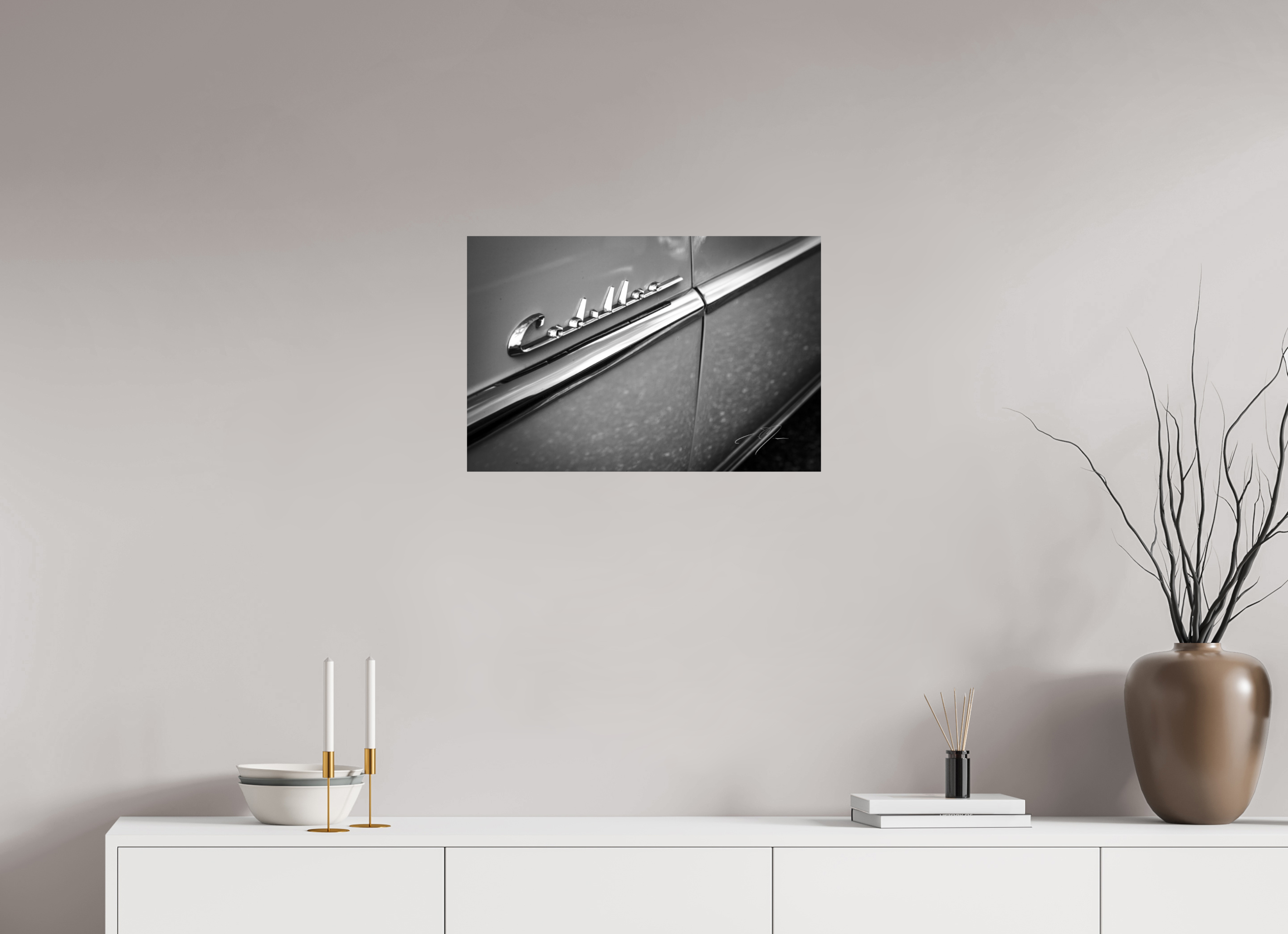 24 x 16″, PRINT ONLY [FUJI CRYSTAL DP II] 1955 CADILLAC