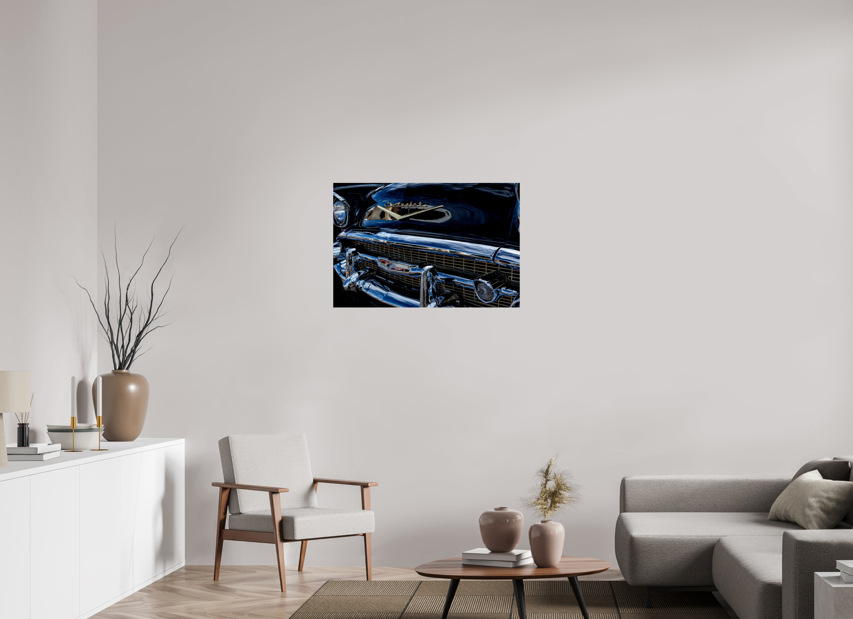 36 x 24″, PRINT ONLY [FUJI CRYSTAL DP II] 1957 CHEVY BEL AIR, No.3