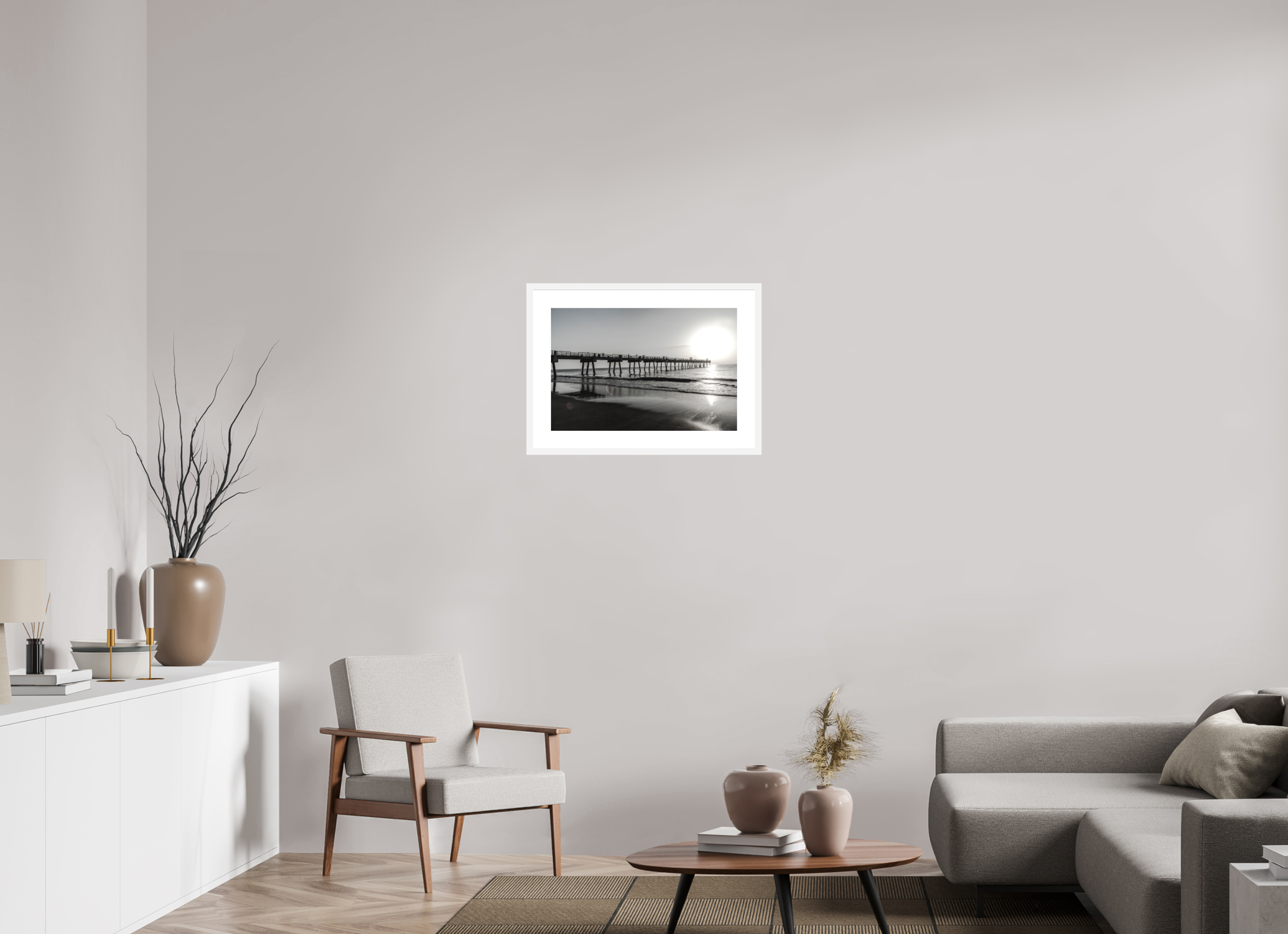 24 x 16″, FRAME - SOLID WOOD [FUJIFLEX] SUN LED