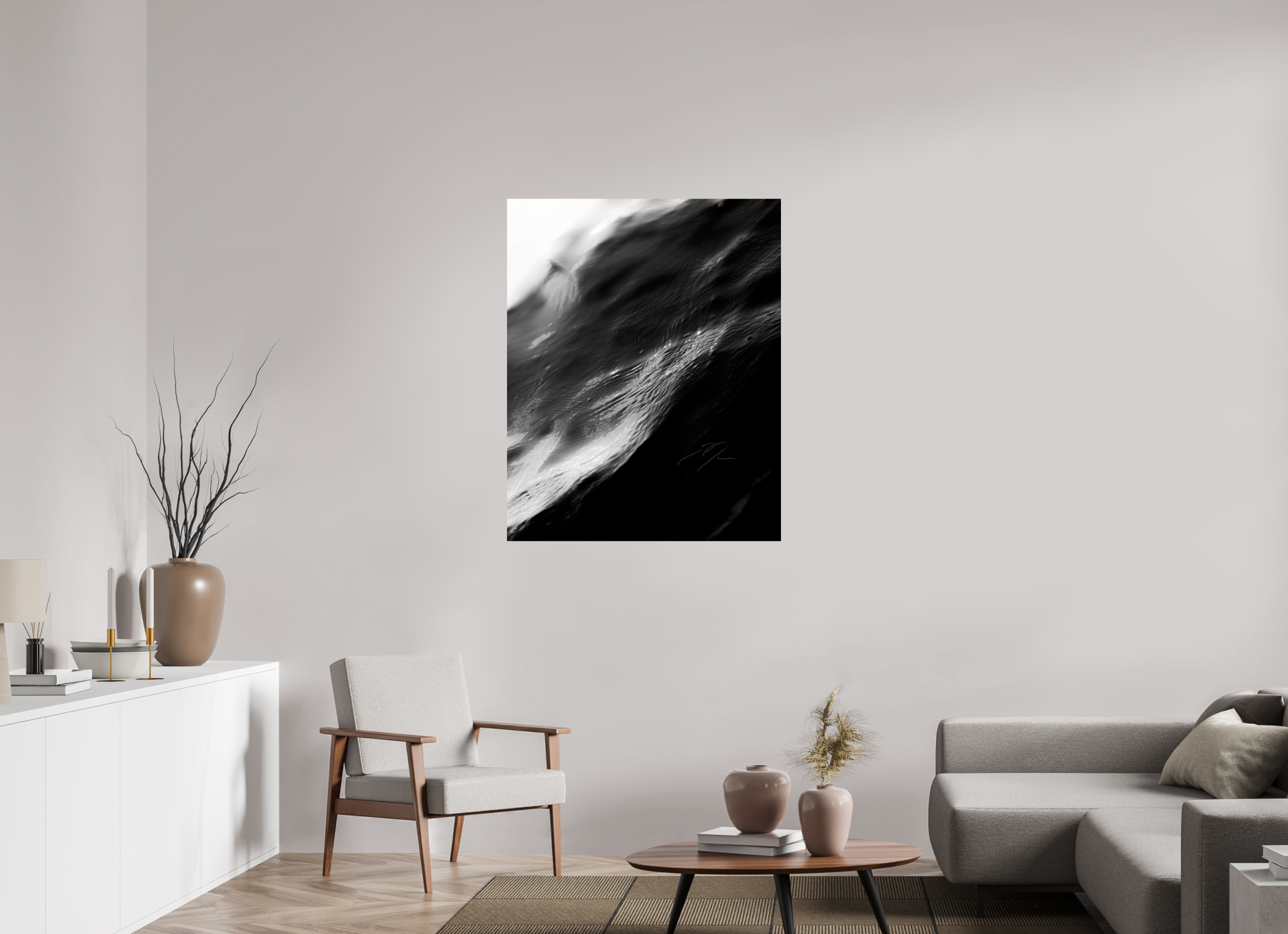 35 x 43.7″, PHOTO PRINT - FUJIFLEX HIGH GLOSS ENGULFED