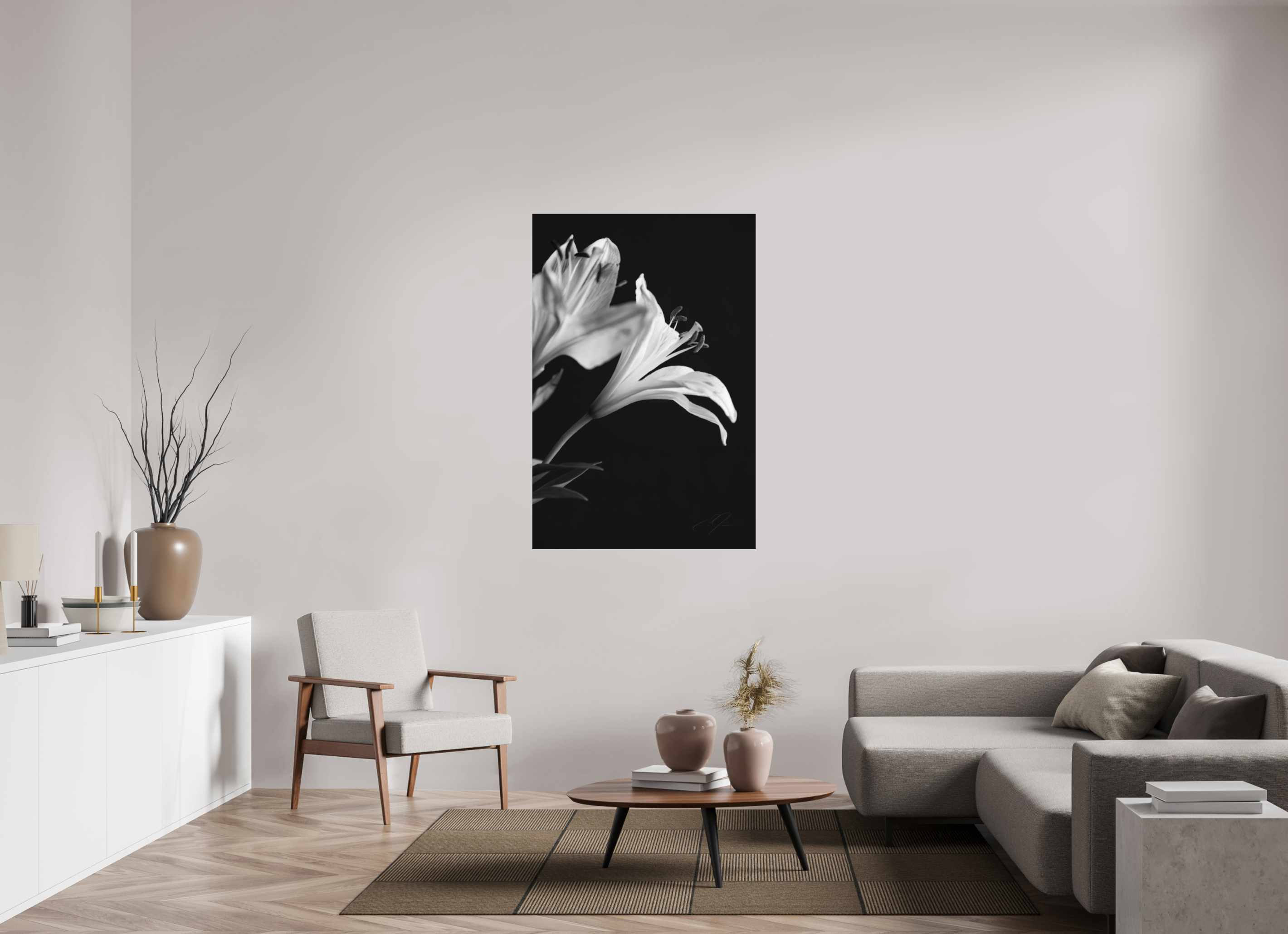 36 x 54″, PRINT ONLY [FUJI CRYSTAL DP II] PETALS' LIGHT