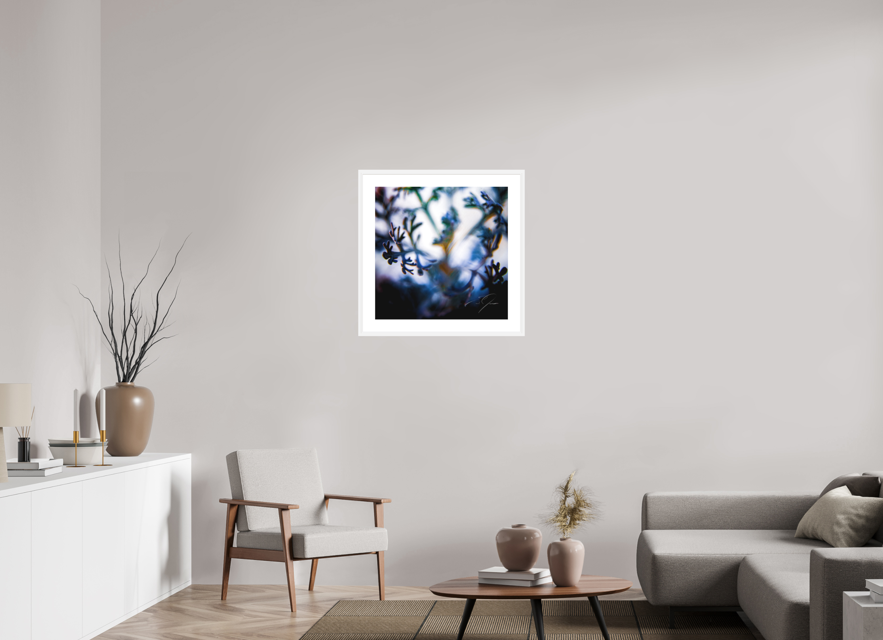 25 x 25″, FRAME - SOLID WOOD [FUJIFLEX] SENTIENCE
