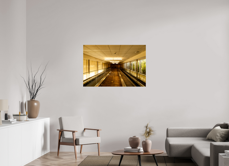 45 x 30″, PHOTO PRINT - FUJIFLEX HIGH GLOSS THE LONG HALL