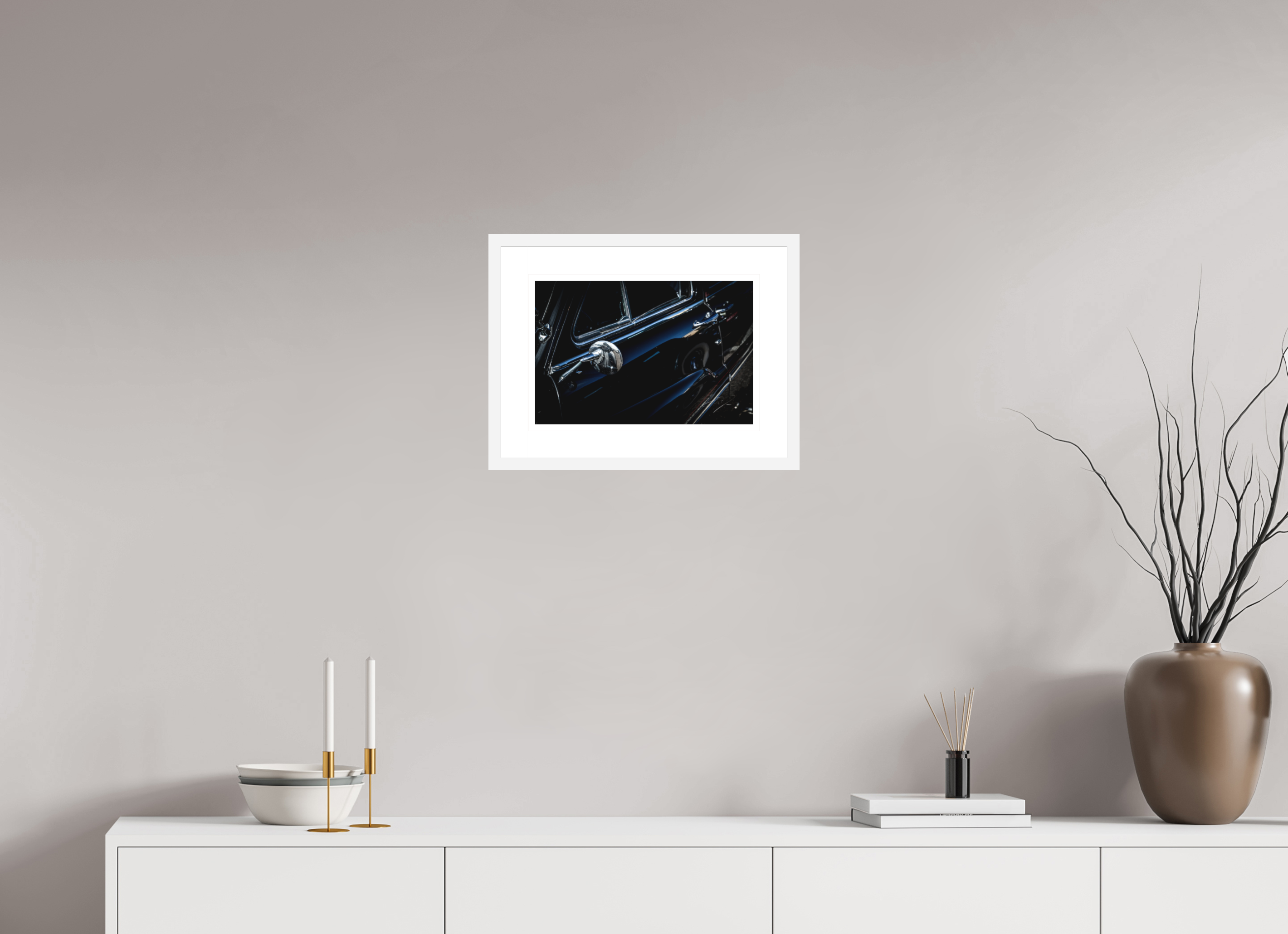 15 x 10″, FRAME - SOLID WOOD [FUJIFLEX] 1950 MERCURY SPORT SEDAN, No.2