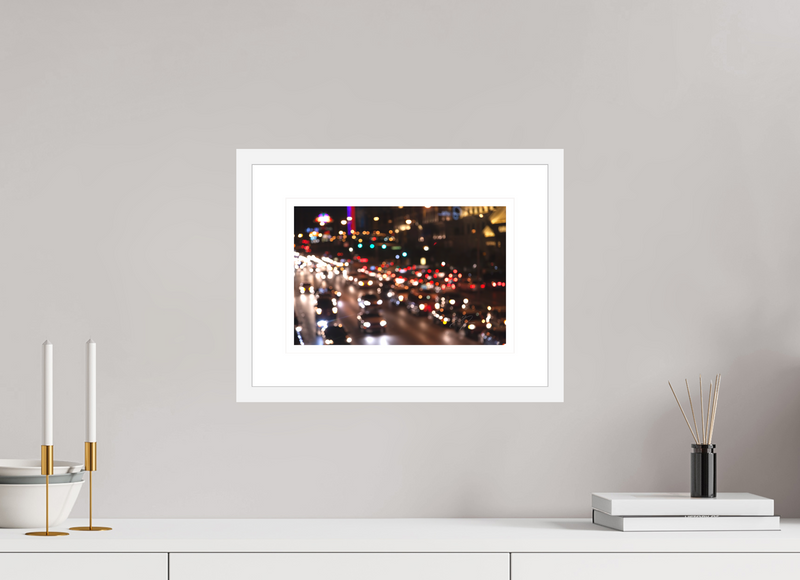 12 x 8″, FRAME - SOLID WOOD [FUJIFLEX] BEAUTIFUL CONGESTION