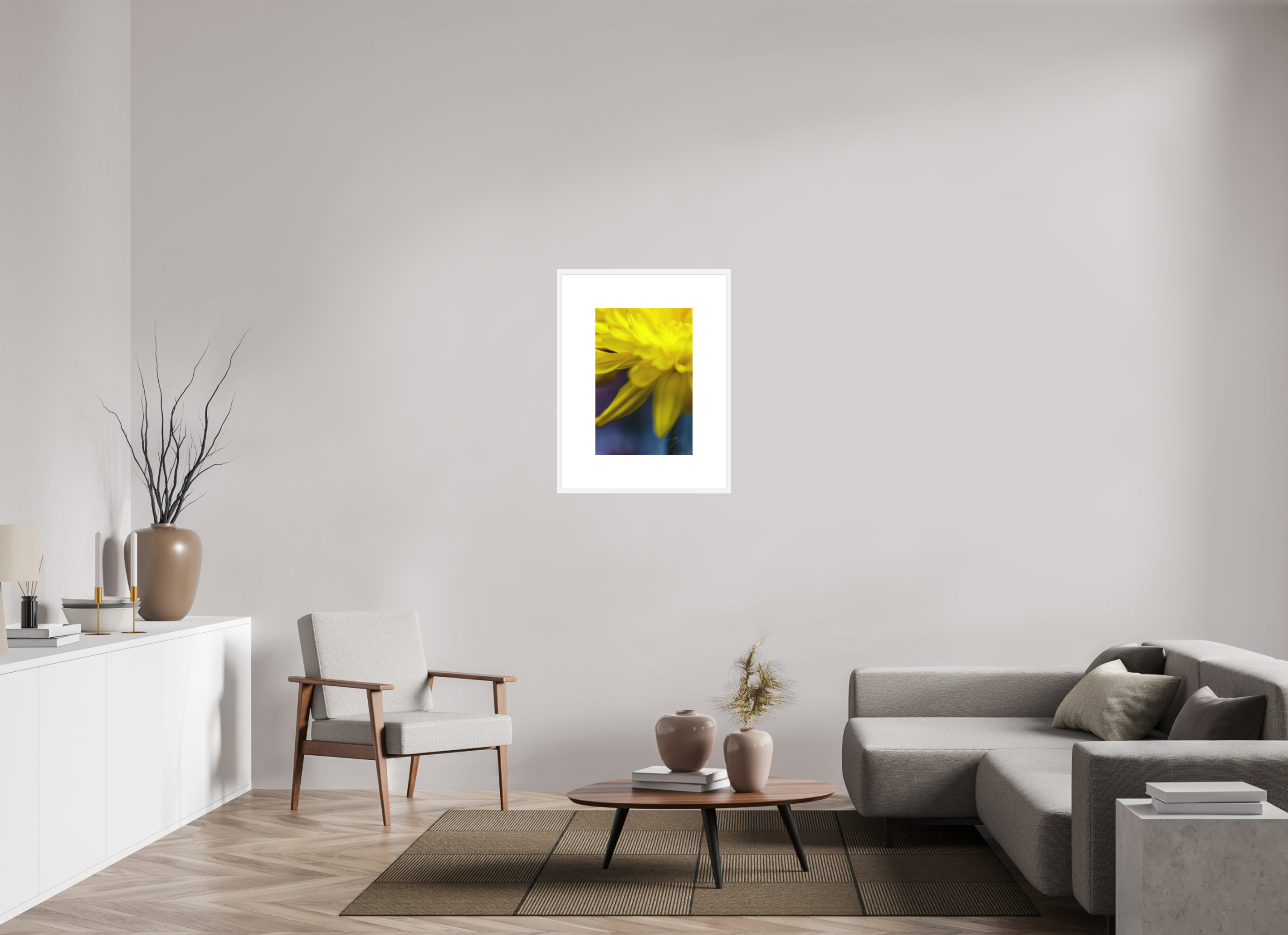 16 x 24″, FRAME SOLID WOOD [FUJI CRYSTAL DP II MATTE FLOAT GLASS] EDGE OF FALLING