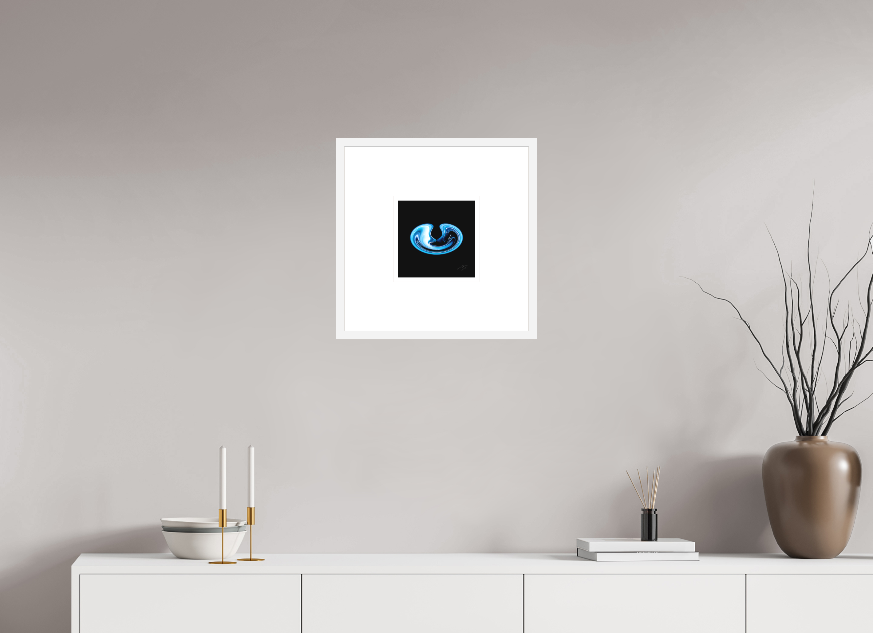 8 x 8″, FRAME SOLID WOOD [FUJIFLEX HIGH GLOSS MATTE FLOAT GLASS] RAPPORT