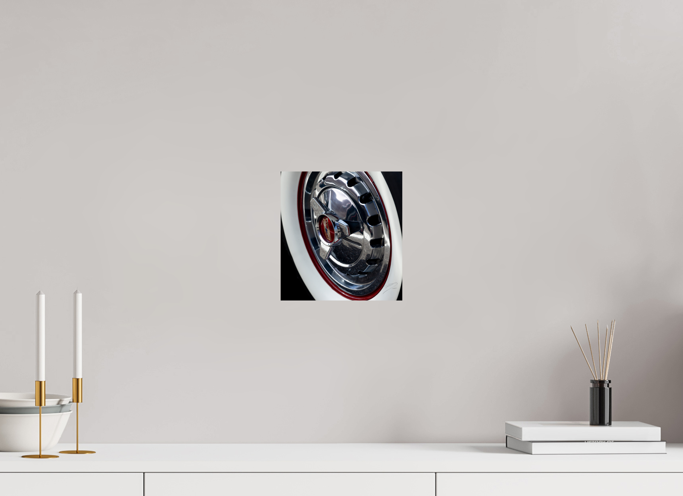 8 x 8.5″, PRINT ONLY [FUJI CRYSTAL DP II] 1957 CHEVY BEL AIR, No.9