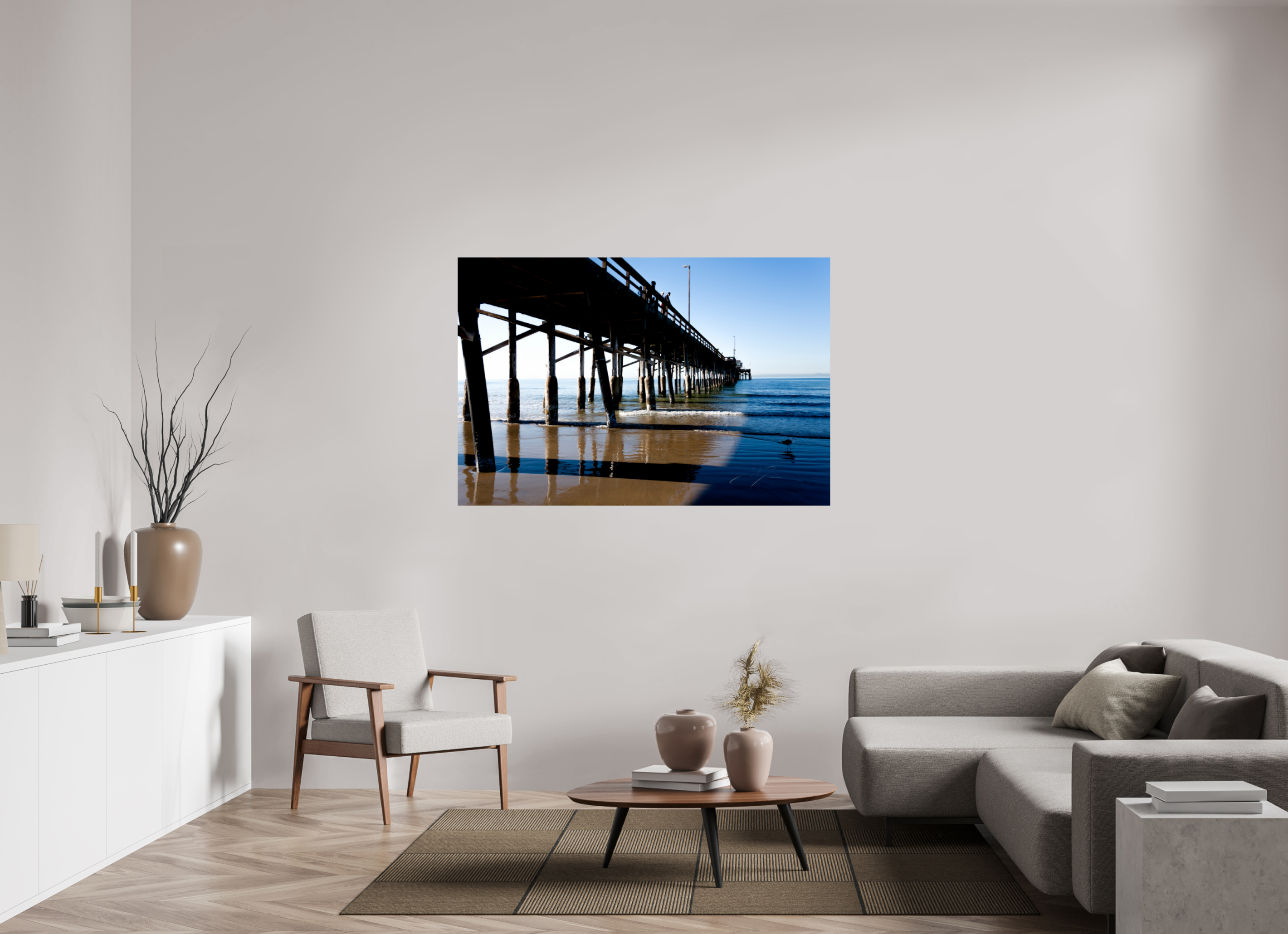 60 x 40″, PRINT ONLY [FUJI CRYSTAL DP II] ALONG THE PIER