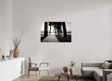 45 x 30″, PHOTO PRINT - FUJIFLEX HIGH GLOSS BENEATH THE PIER