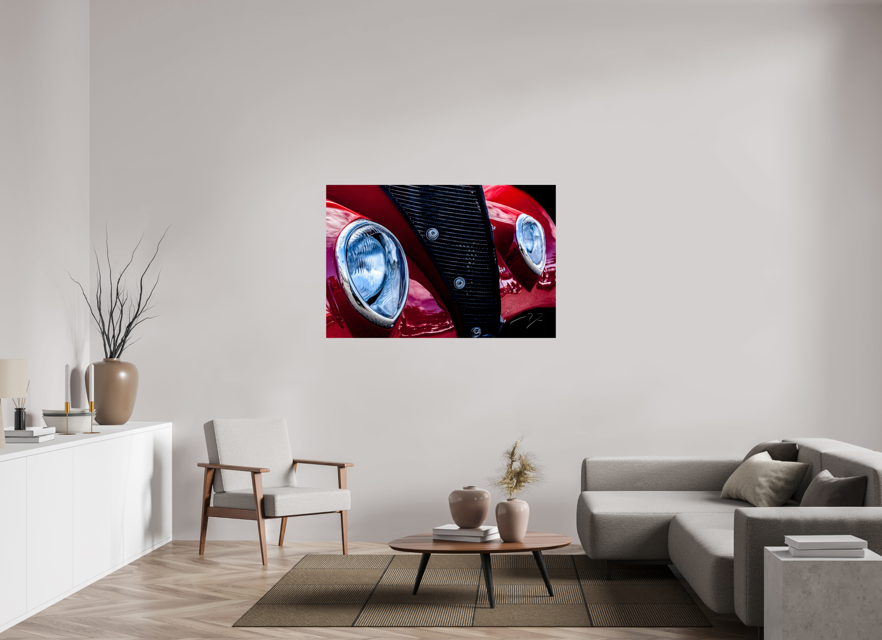 54 x 36″, PRINT ONLY [FUJI CRYSTAL DP II] 1937 FORD