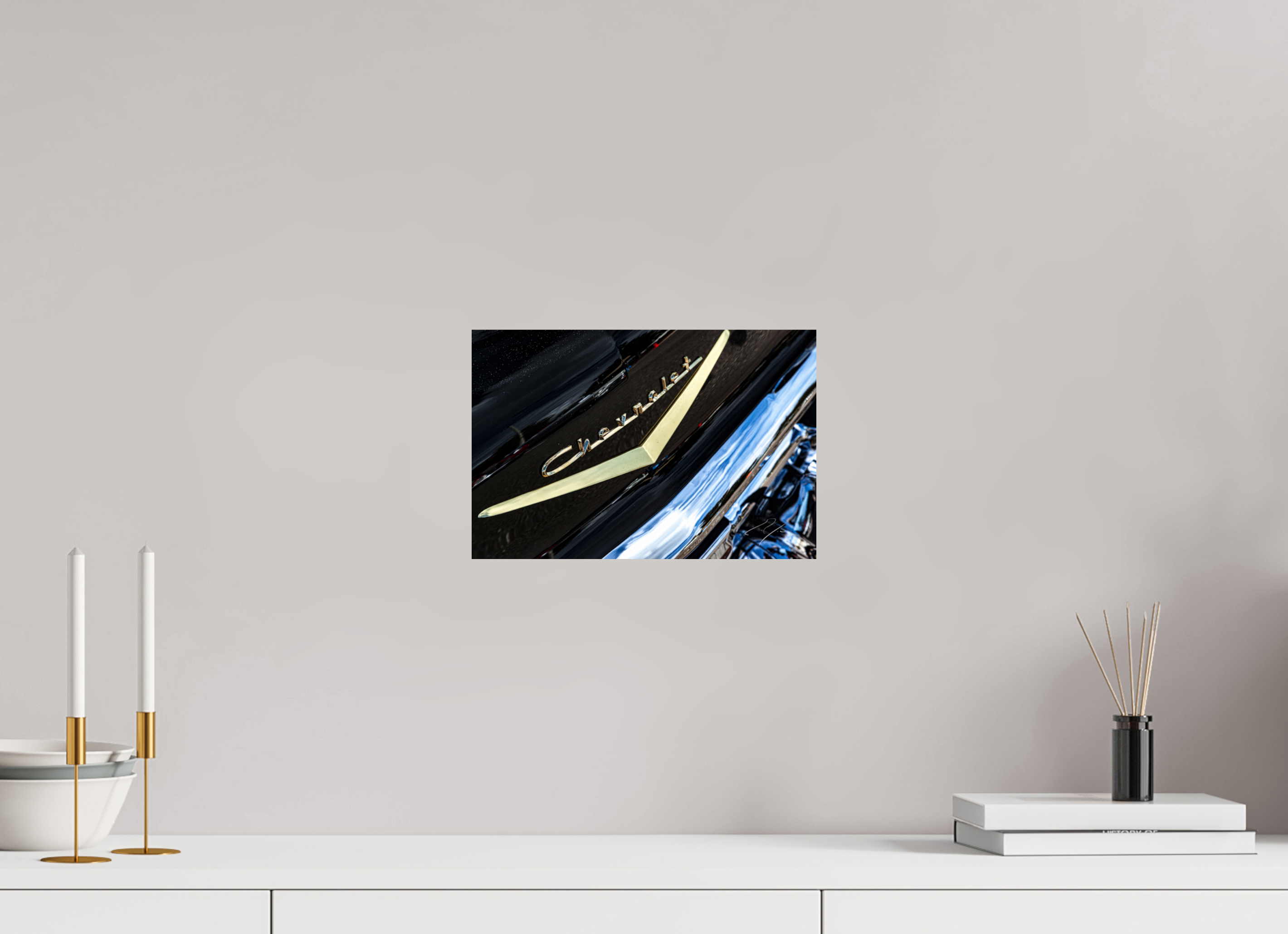 12 x 8″, PRINT ONLY [FUJI CRYSTAL DP II] 1957 CHEVY BEL AIR, No.7