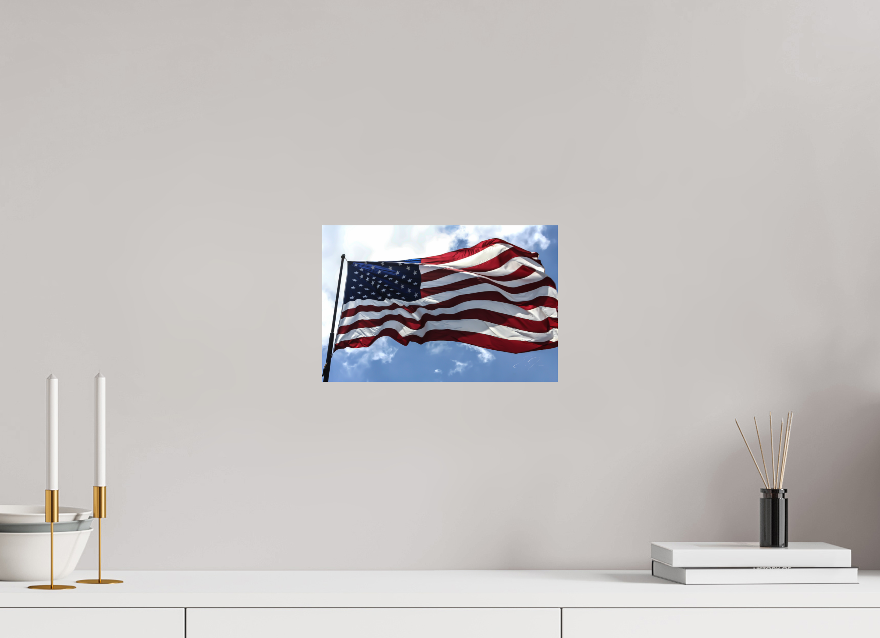 12 x 8″, PRINT ONLY [FUJI CRYSTAL DP II] AMERICA IS...