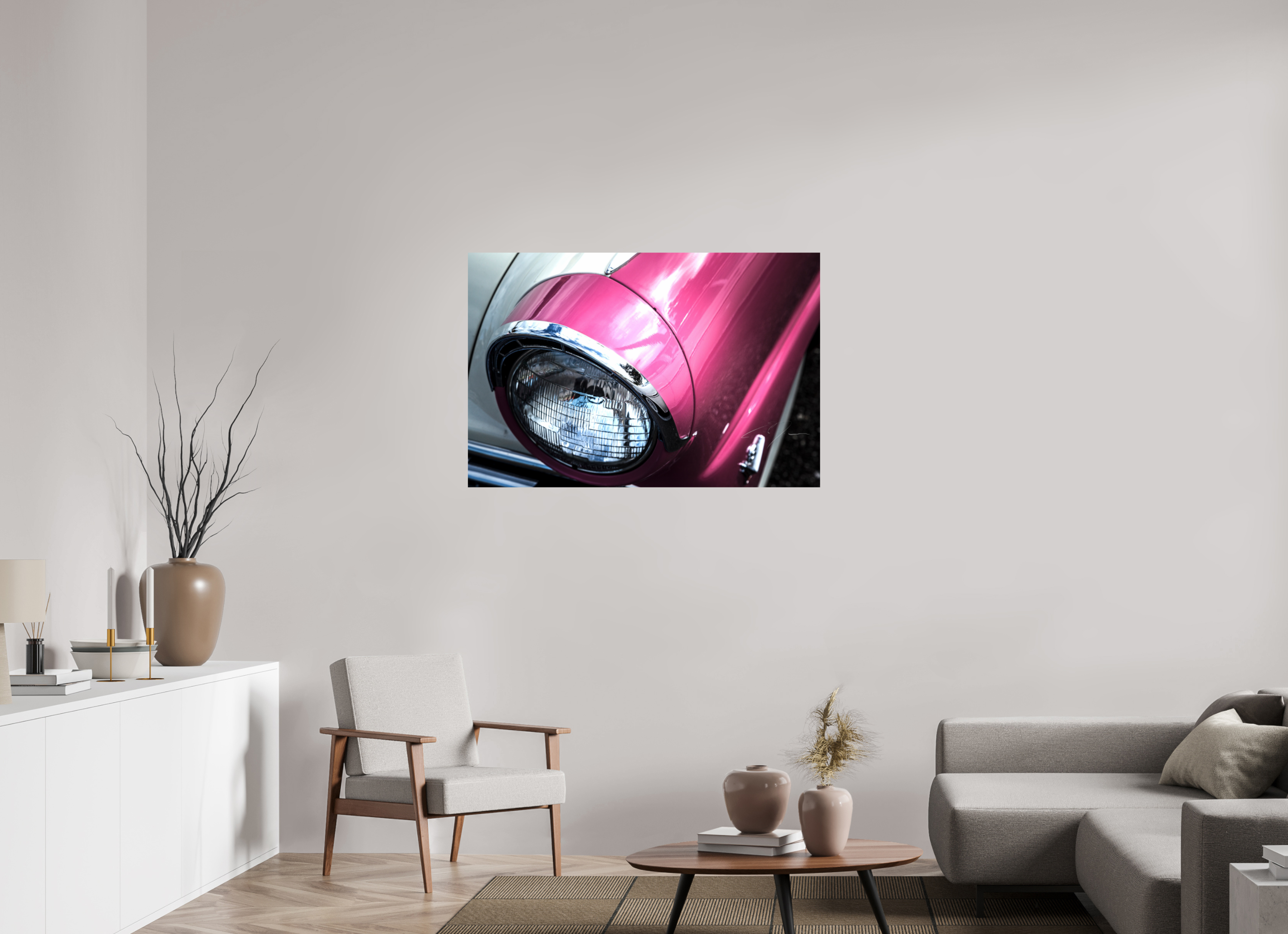 45 x 30″, PRINT ONLY [FUJI CRYSTAL DP II] 1955 FORD CROWN VICTORIA