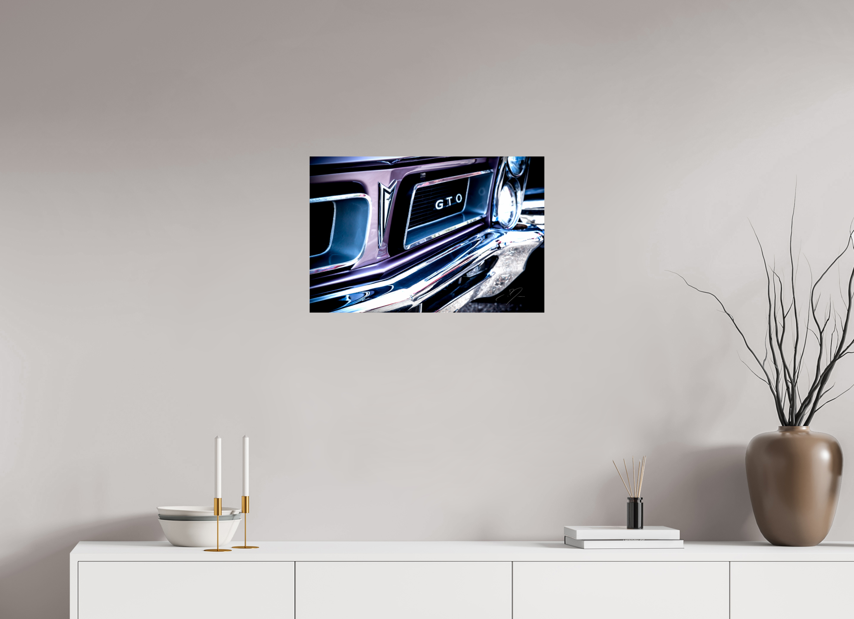 24 x 16″, PHOTO PRINT - FUJIFLEX HIGH GLOSS 1965 PONTIAC GTO, No.3