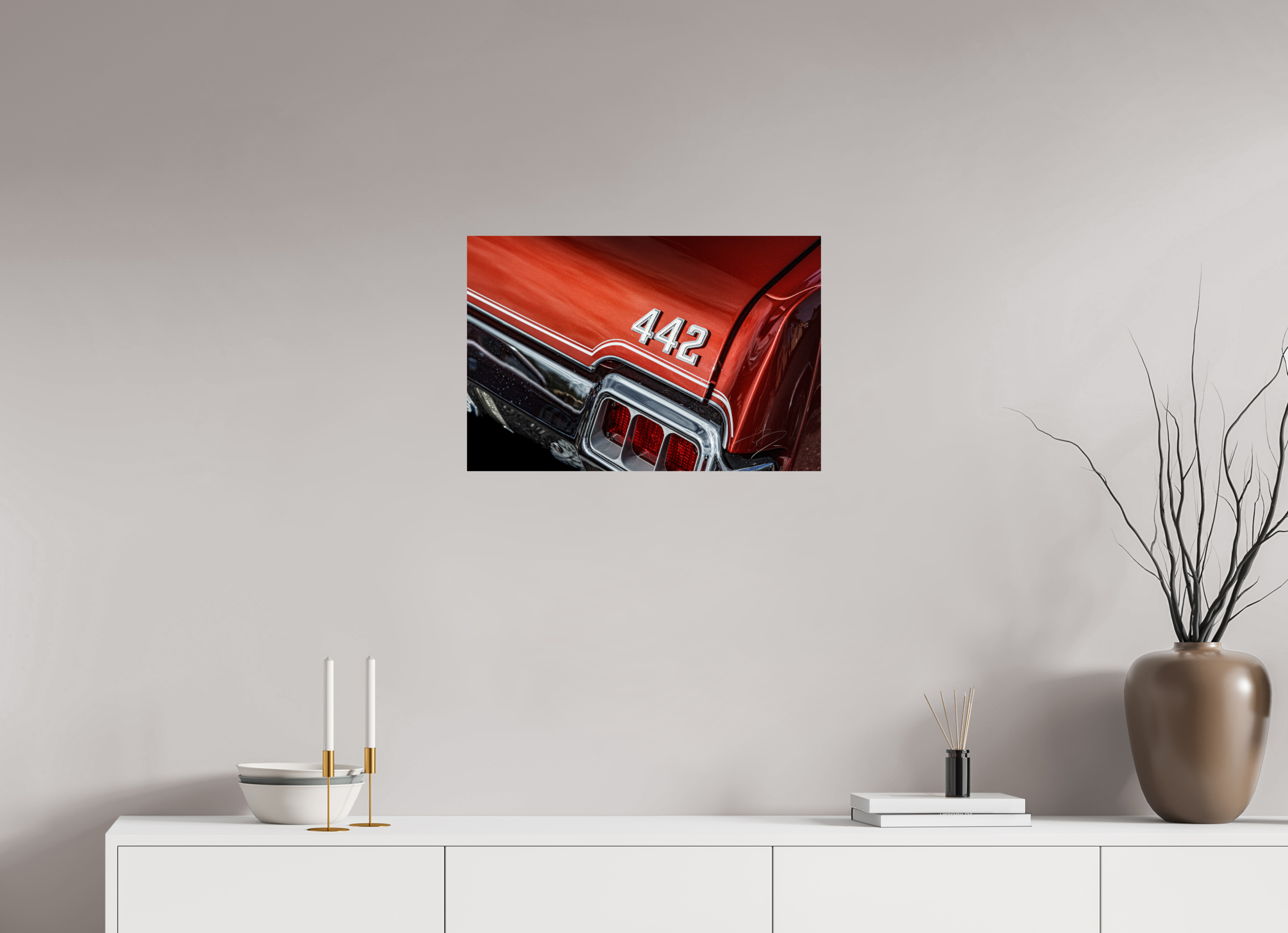 24 x 16″, PRINT ONLY [FUJI CRYSTAL DP II] 1972 OLDSMOBILE 442, No.2