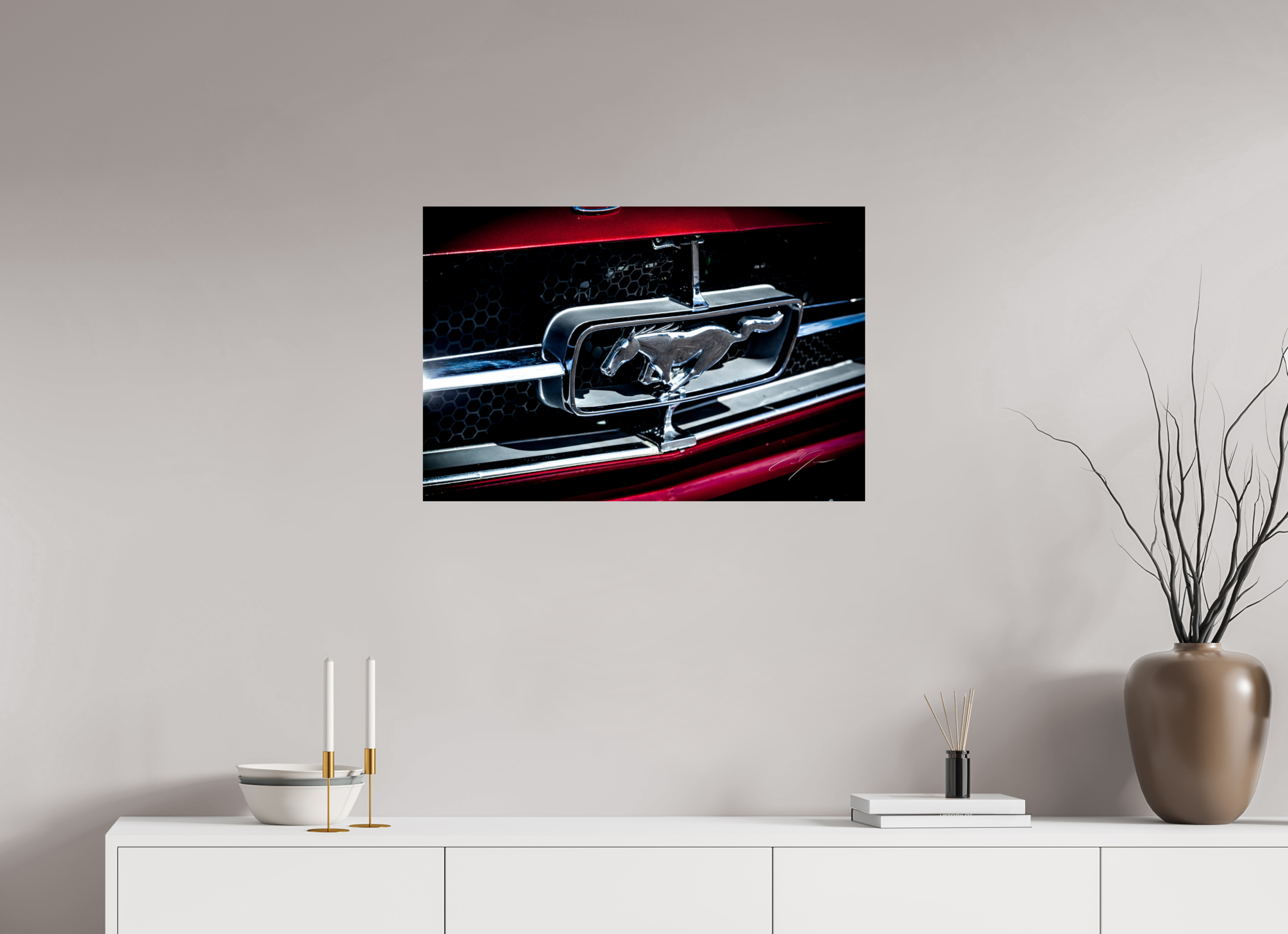 30 x 20″, PRINT ONLY [FUJI CRYSTAL DP II] 1964.5 FORD MUSTANG, No.2