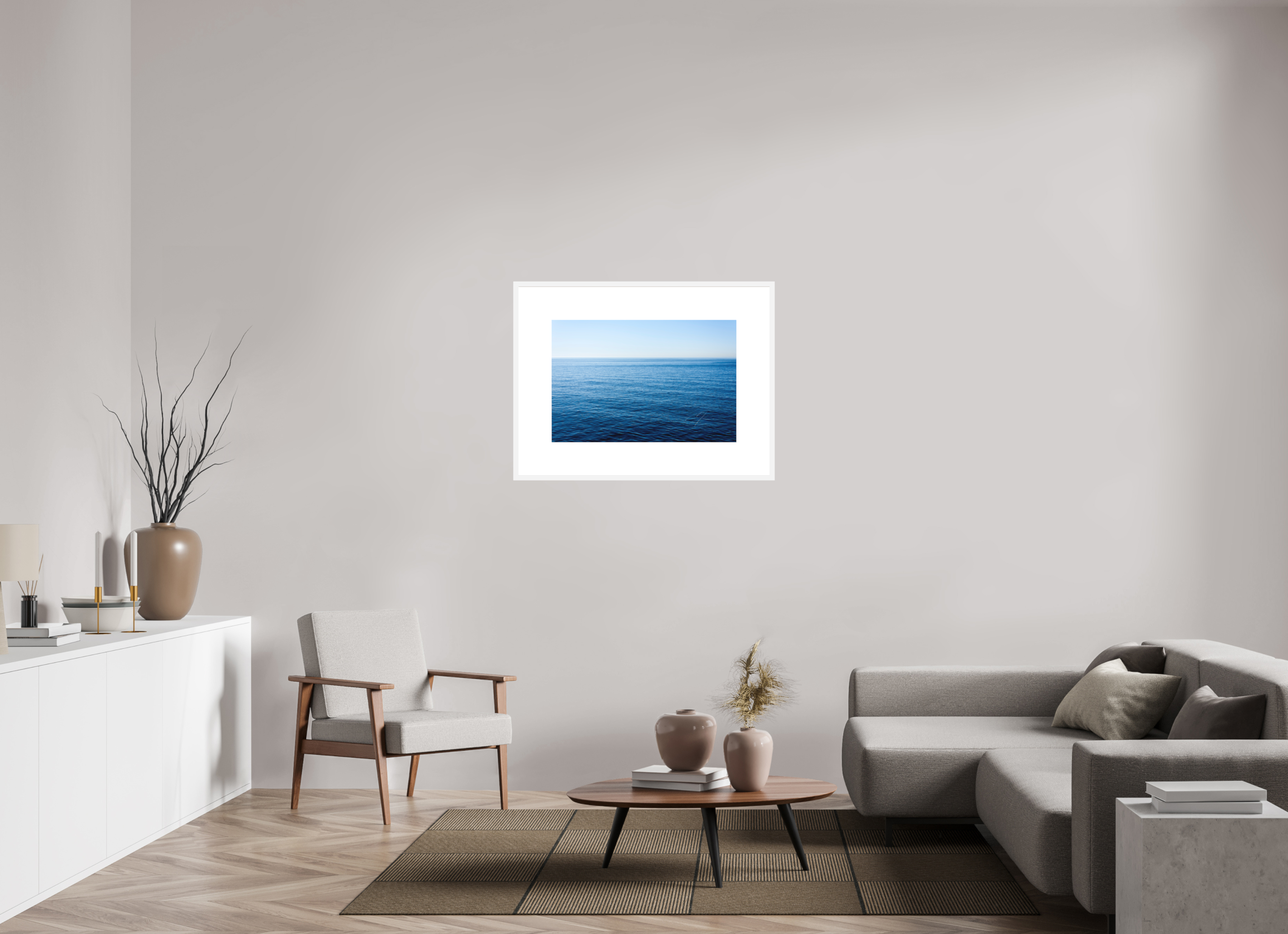 30 x 20″, FRAME SOLID WOOD [FUJIFLEX HIGH GLOSS MATTE FLOAT GLASS] ENDLESS