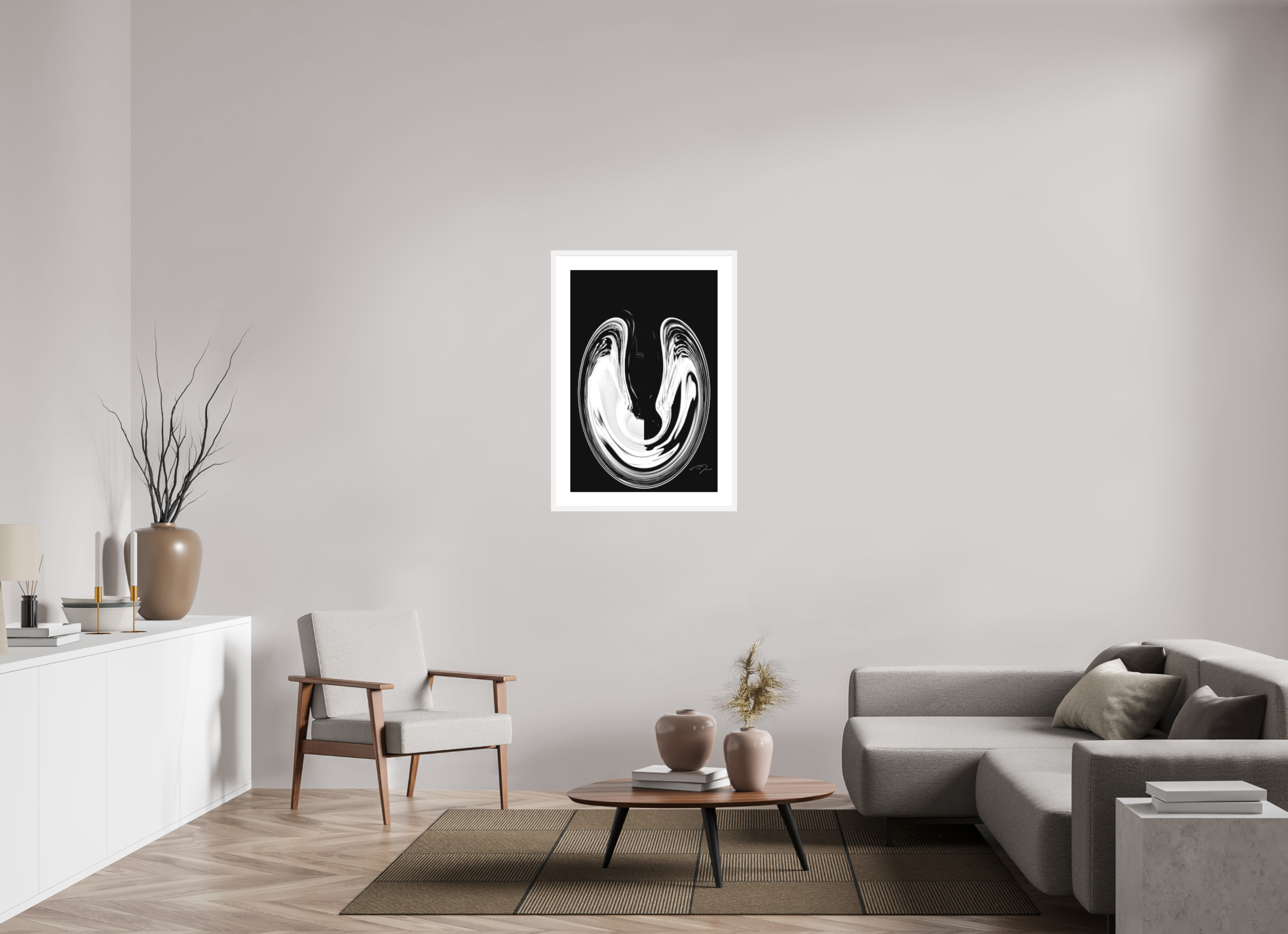 24 x 36″, FRAME - SOLID WOOD [FUJIFLEX] COMPRESSION