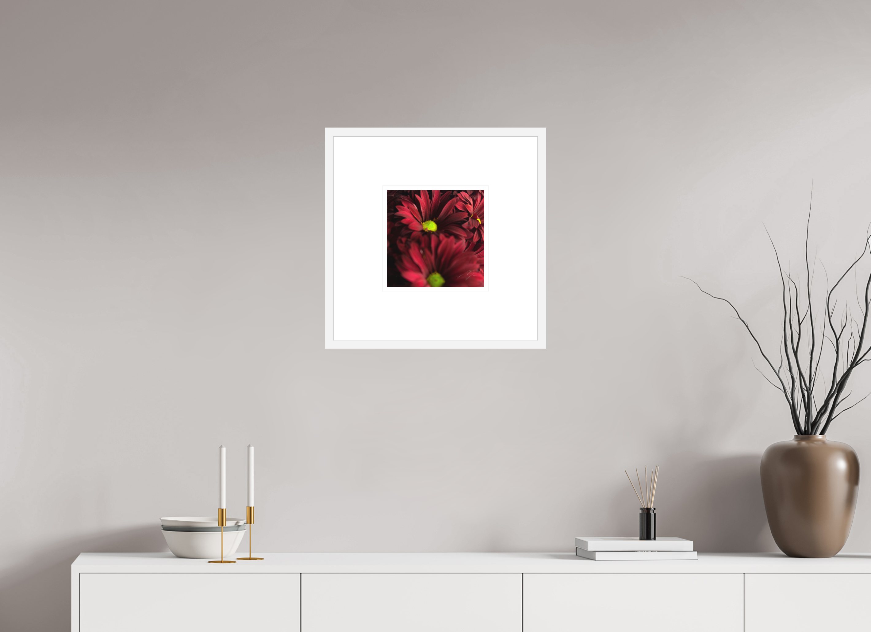10 x 10″, FRAME SOLID WOOD [FUJIFLEX HIGH GLOSS MATTE FLOAT GLASS] INDIVIDUALITY