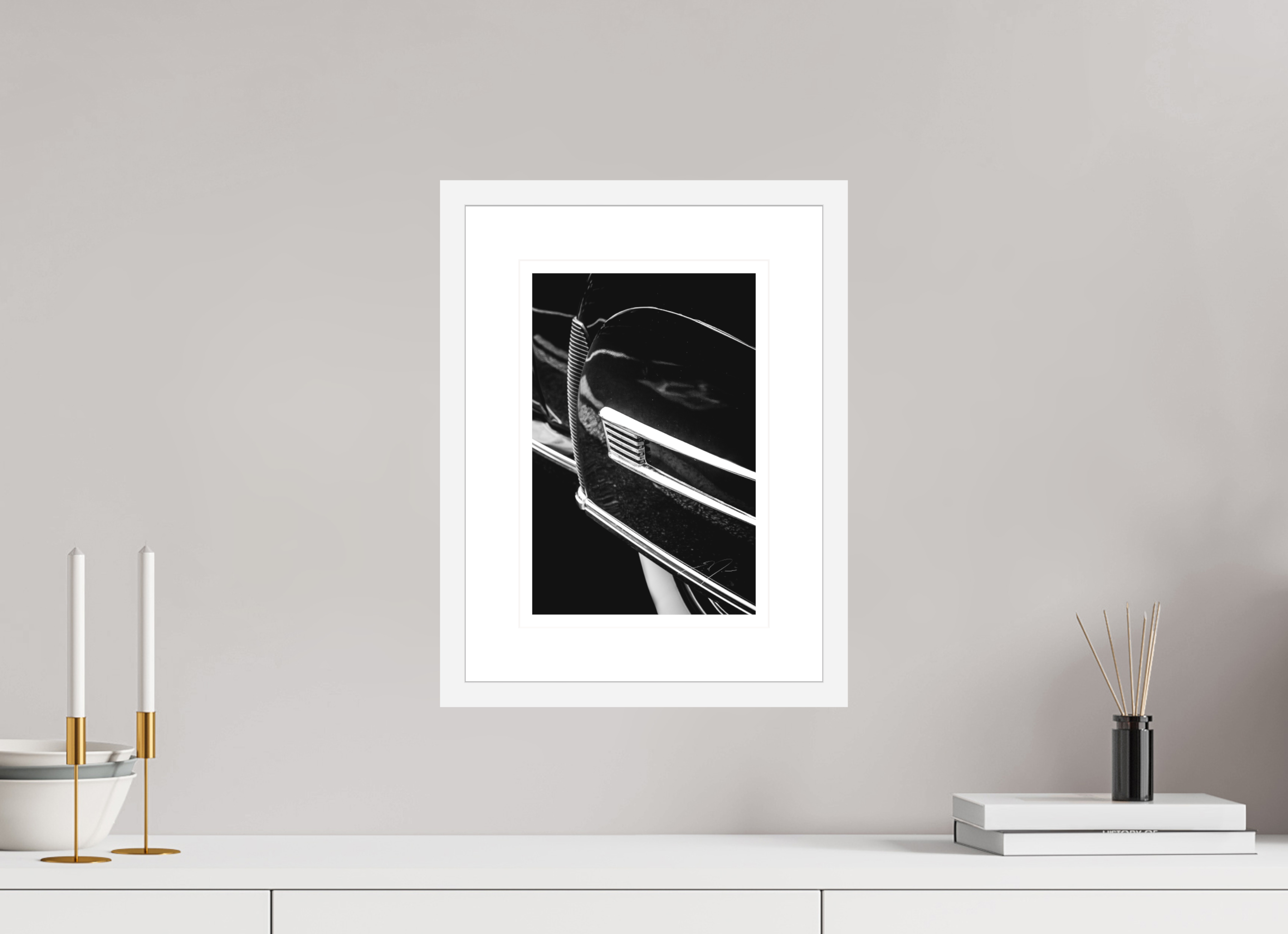 8 x 12″, FRAME - SOLID WOOD [FUJIFLEX] BUICK EIGHT, No.7