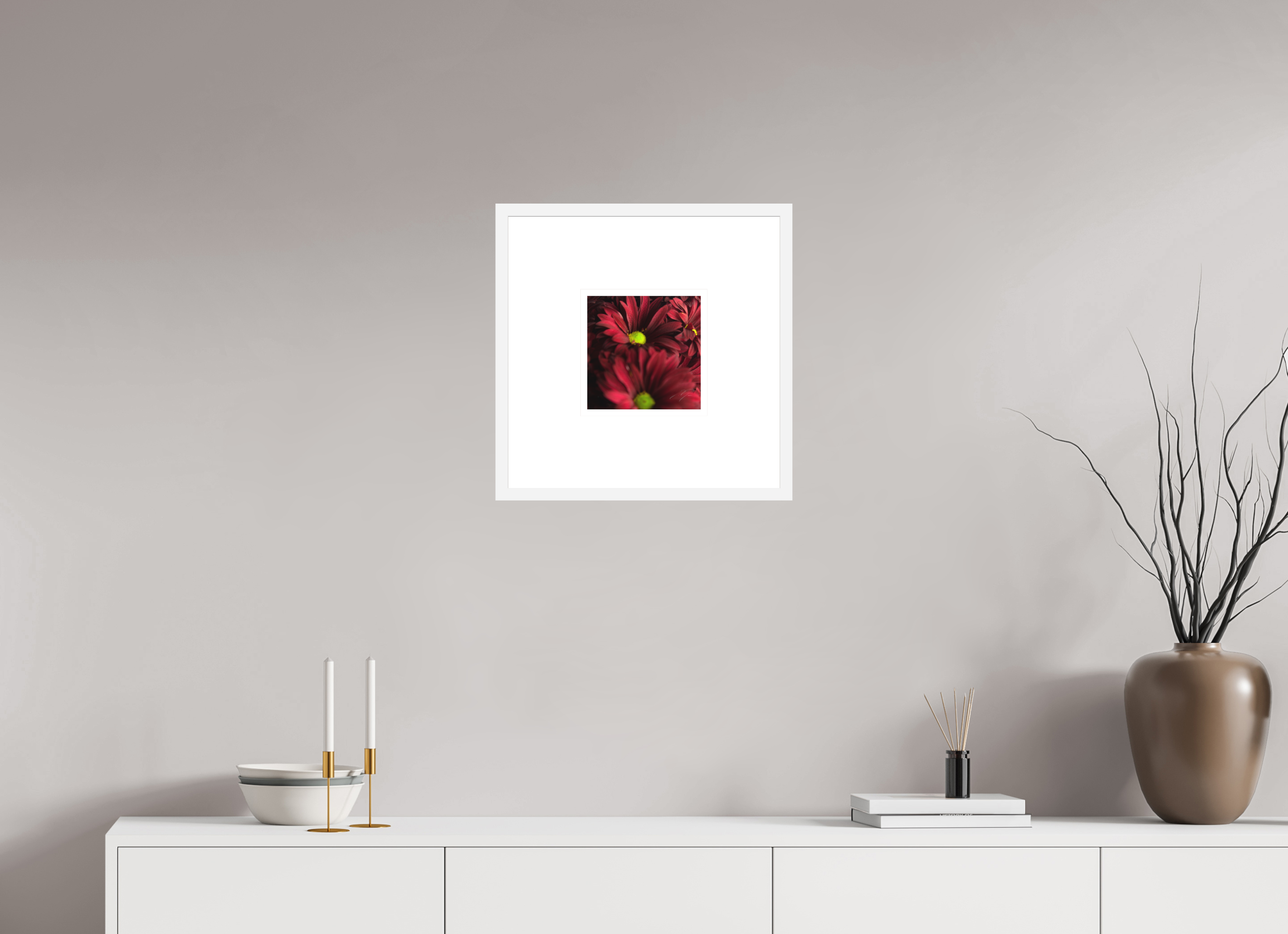 8 x 8″, FRAME SOLID WOOD [FUJIFLEX HIGH GLOSS MATTE FLOAT GLASS] INDIVIDUALITY