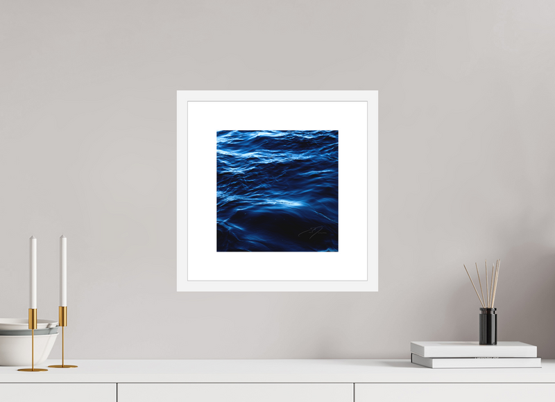 10 x 10″, FRAME - SOLID WOOD [FUJIFLEX] WATER, No.10